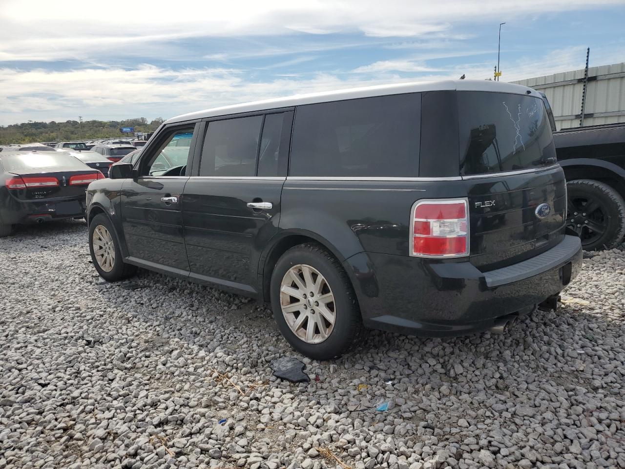 2011 Ford Flex Sel Black vin: 2FMHK6CC3BBD20397