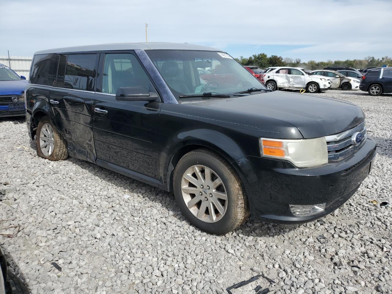 2011 Ford Flex Sel Black vin: 2FMHK6CC3BBD20397