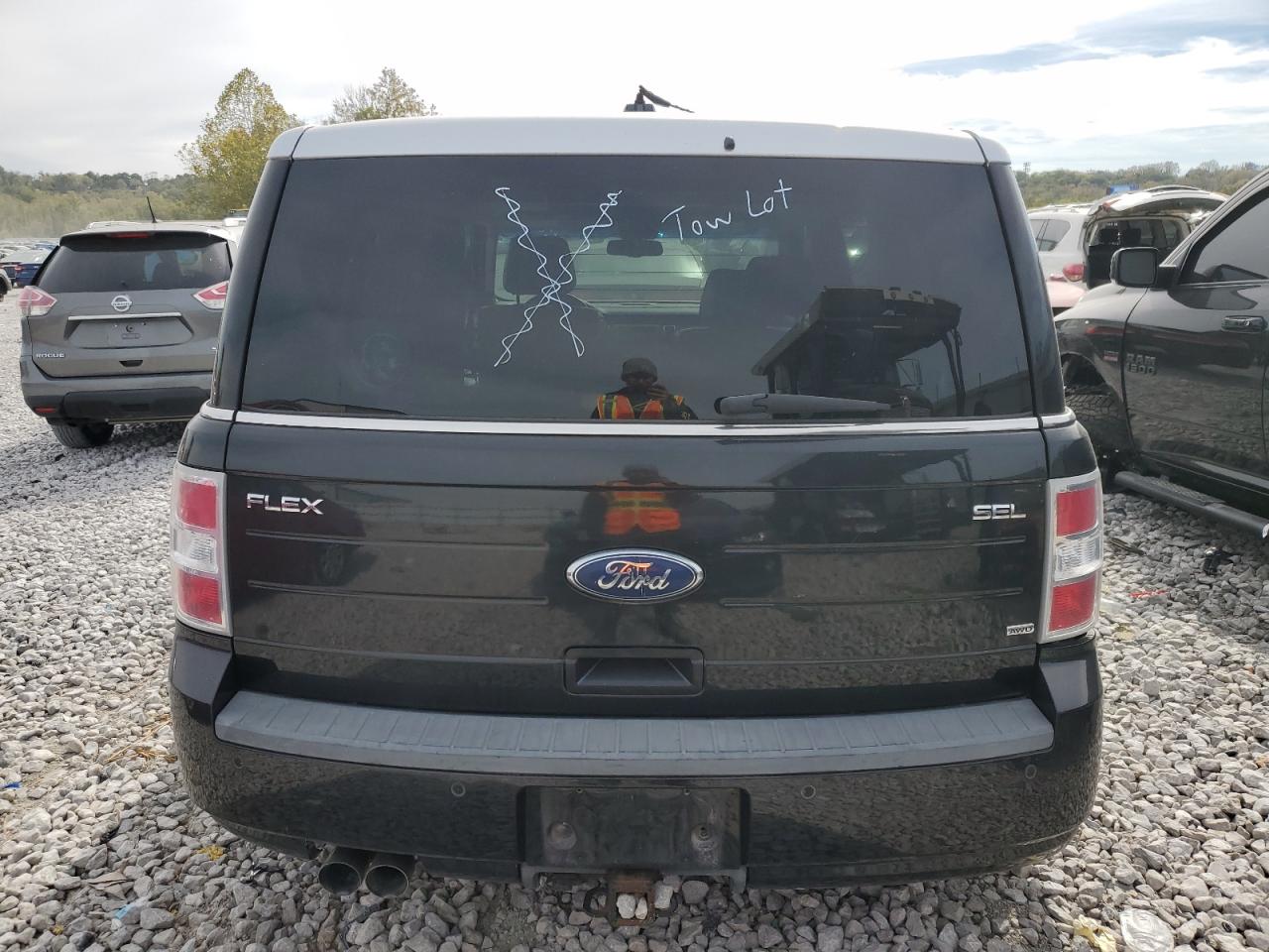 2011 Ford Flex Sel Black vin: 2FMHK6CC3BBD20397