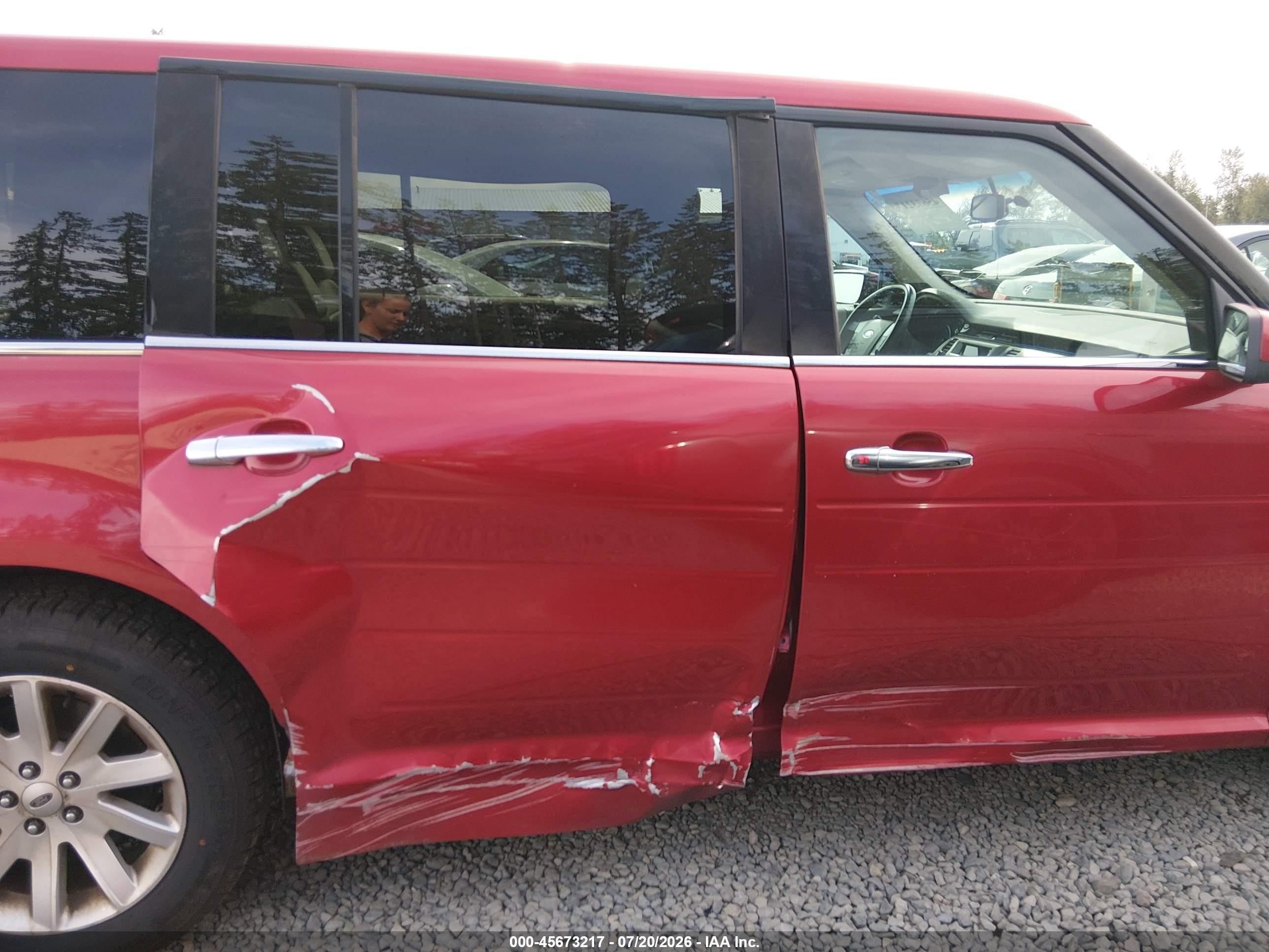 2010 Ford Flex Sel Red vin: 2FMHK6CC4ABB29361