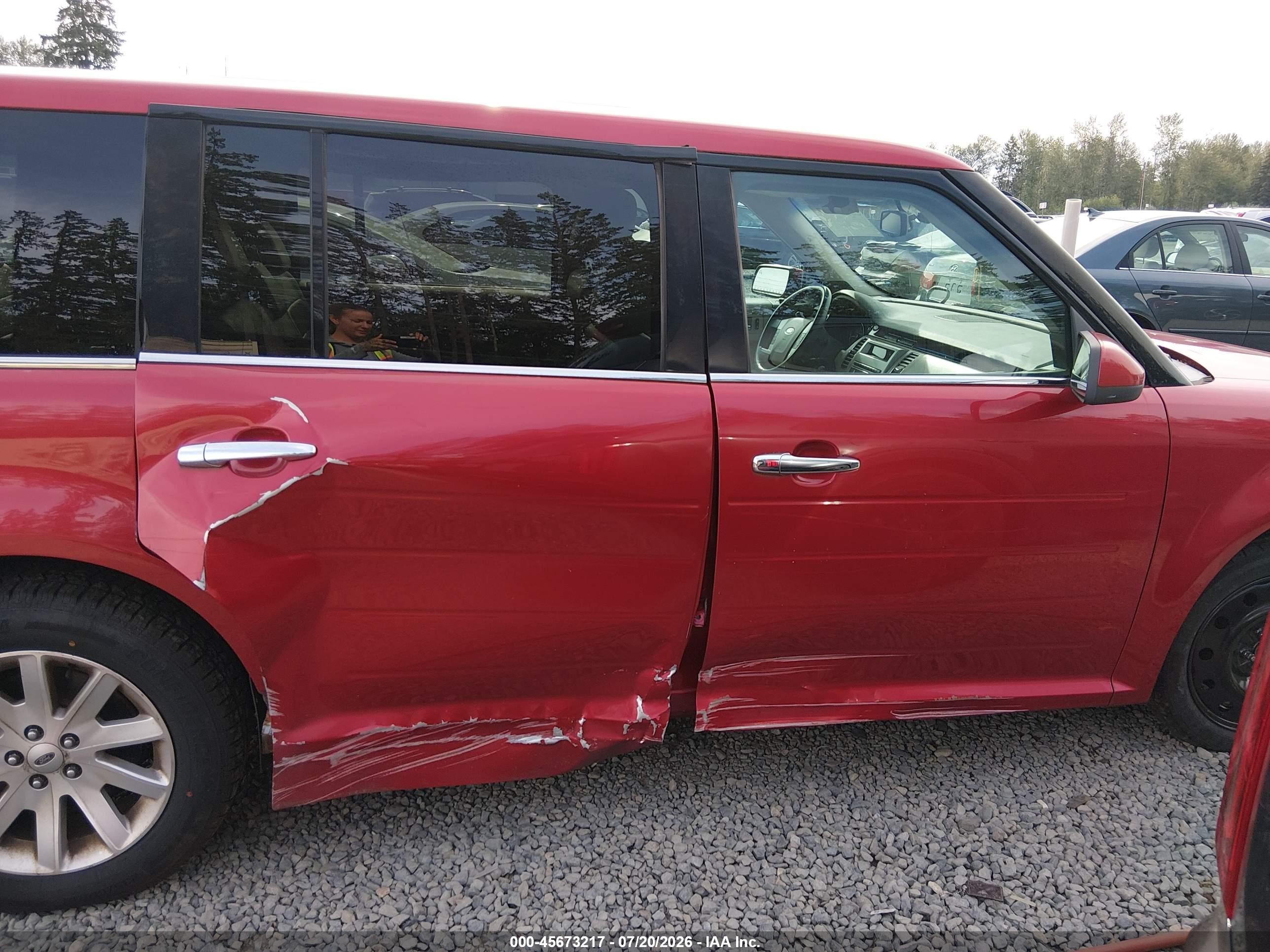 2010 Ford Flex Sel Red vin: 2FMHK6CC4ABB29361