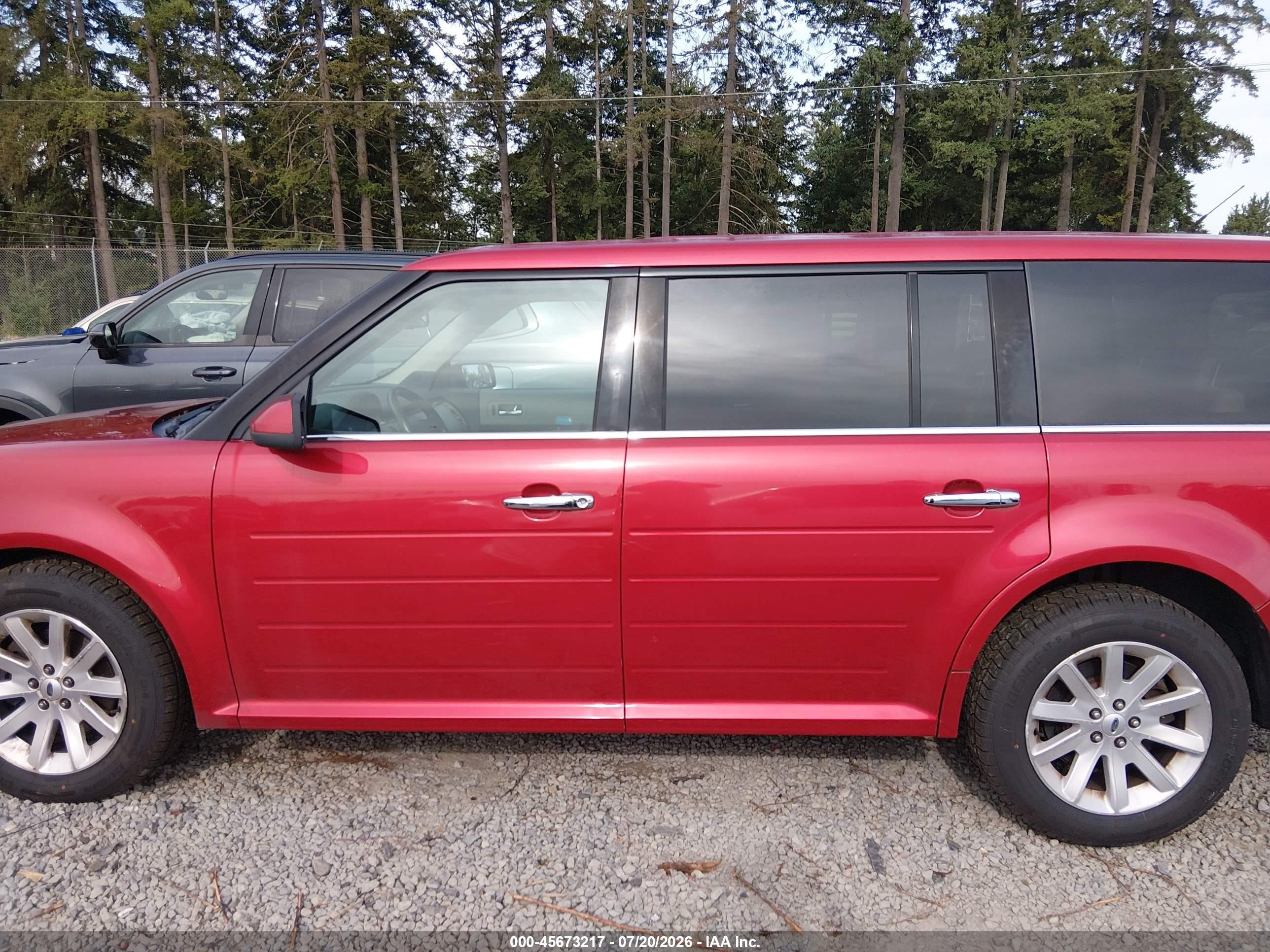 2010 Ford Flex Sel Red vin: 2FMHK6CC4ABB29361