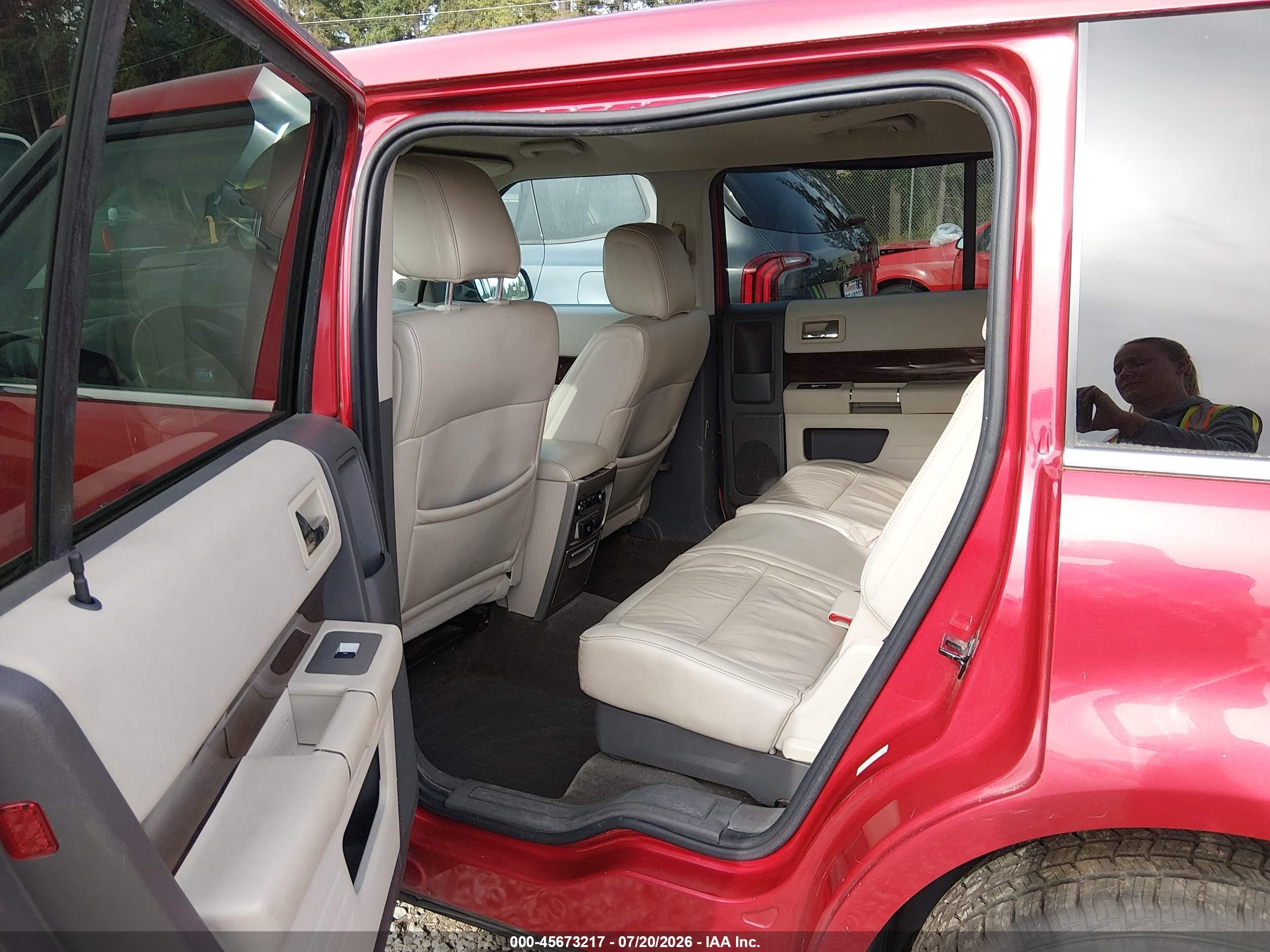 2010 Ford Flex Sel Red vin: 2FMHK6CC4ABB29361