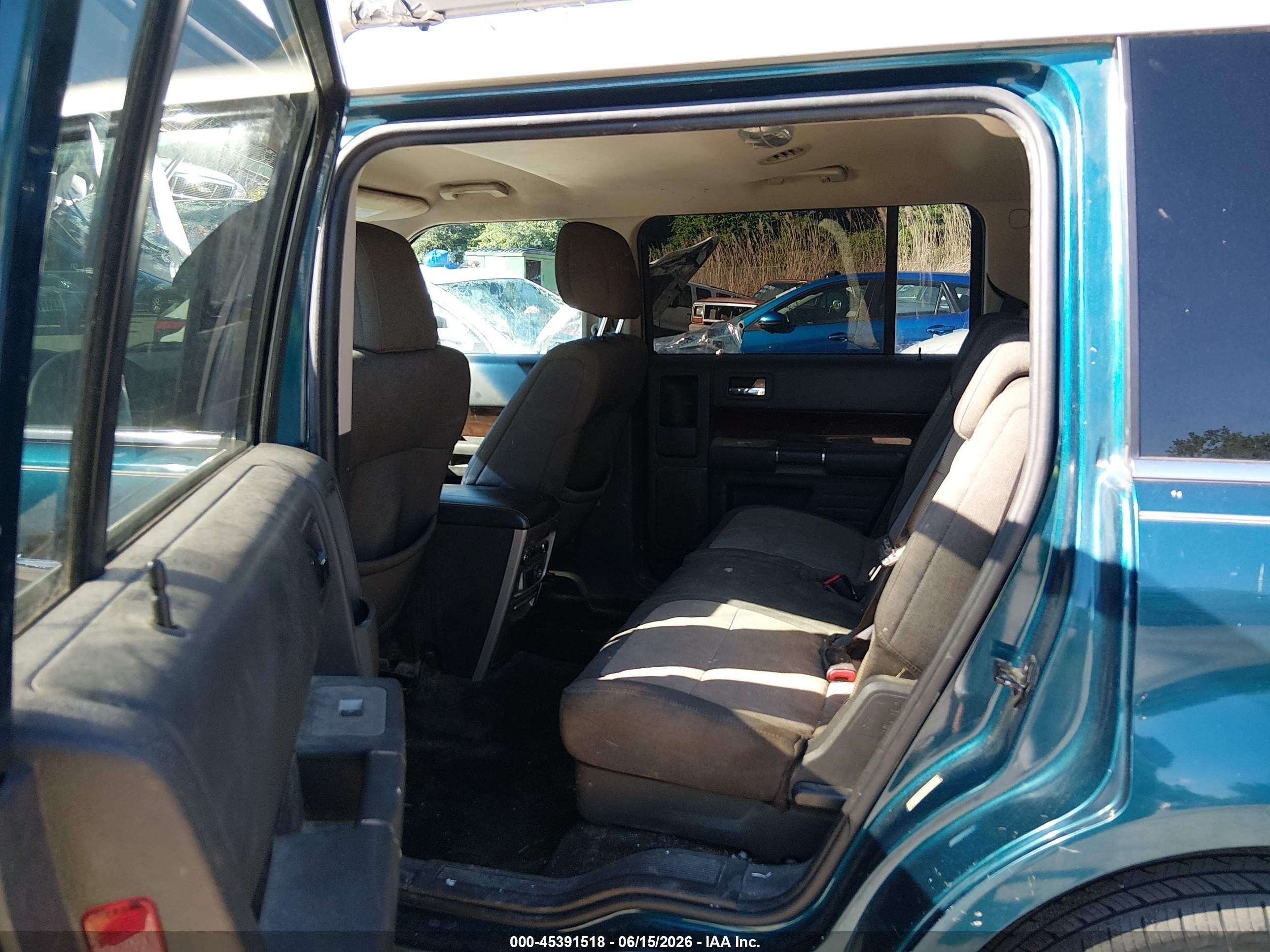 2011 Ford Flex Sel Teal vin: 2FMHK6CC4BBD06170