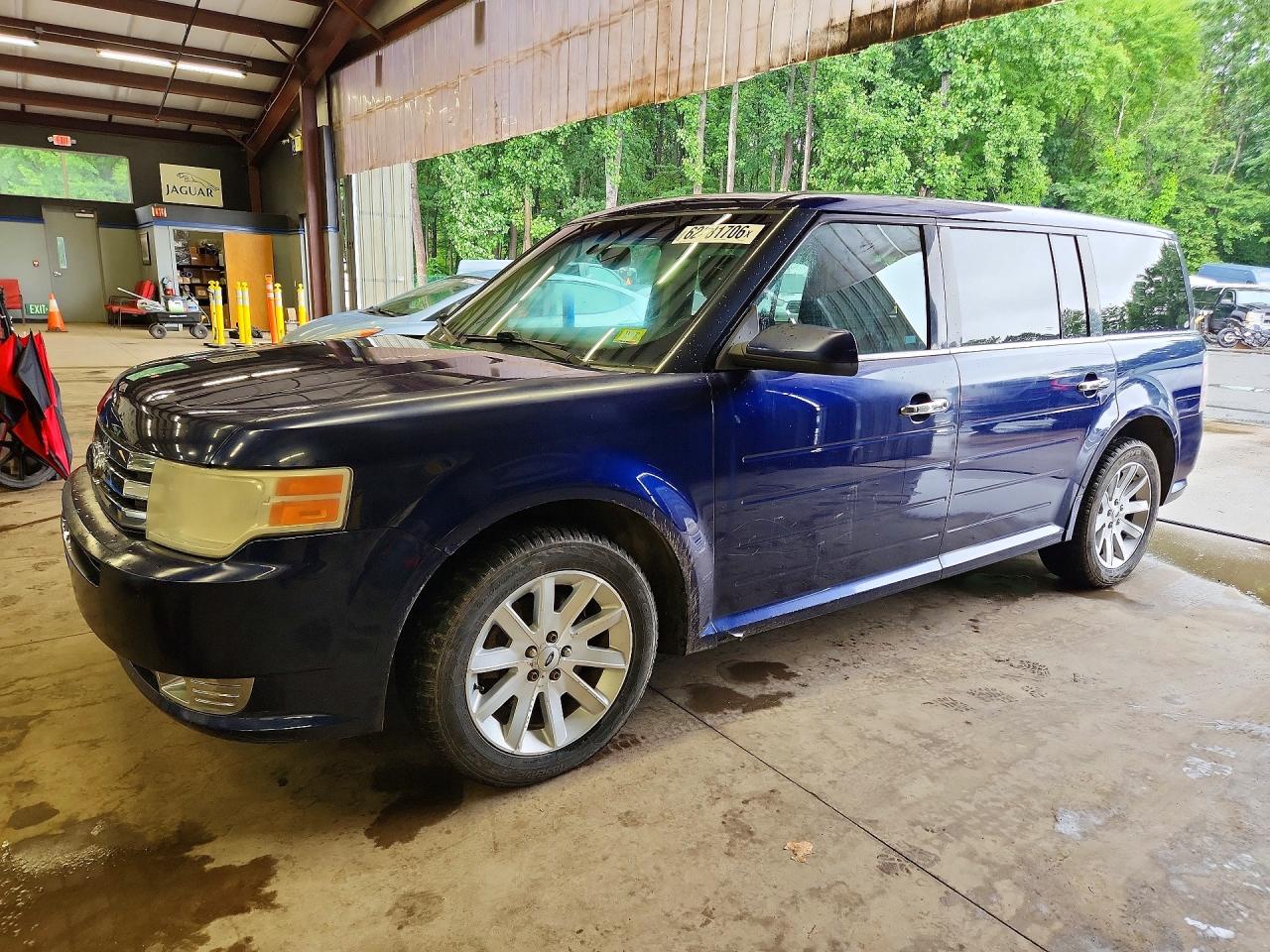 2011 Ford Flex Sel Blue vin: 2FMHK6CC5BBD00555