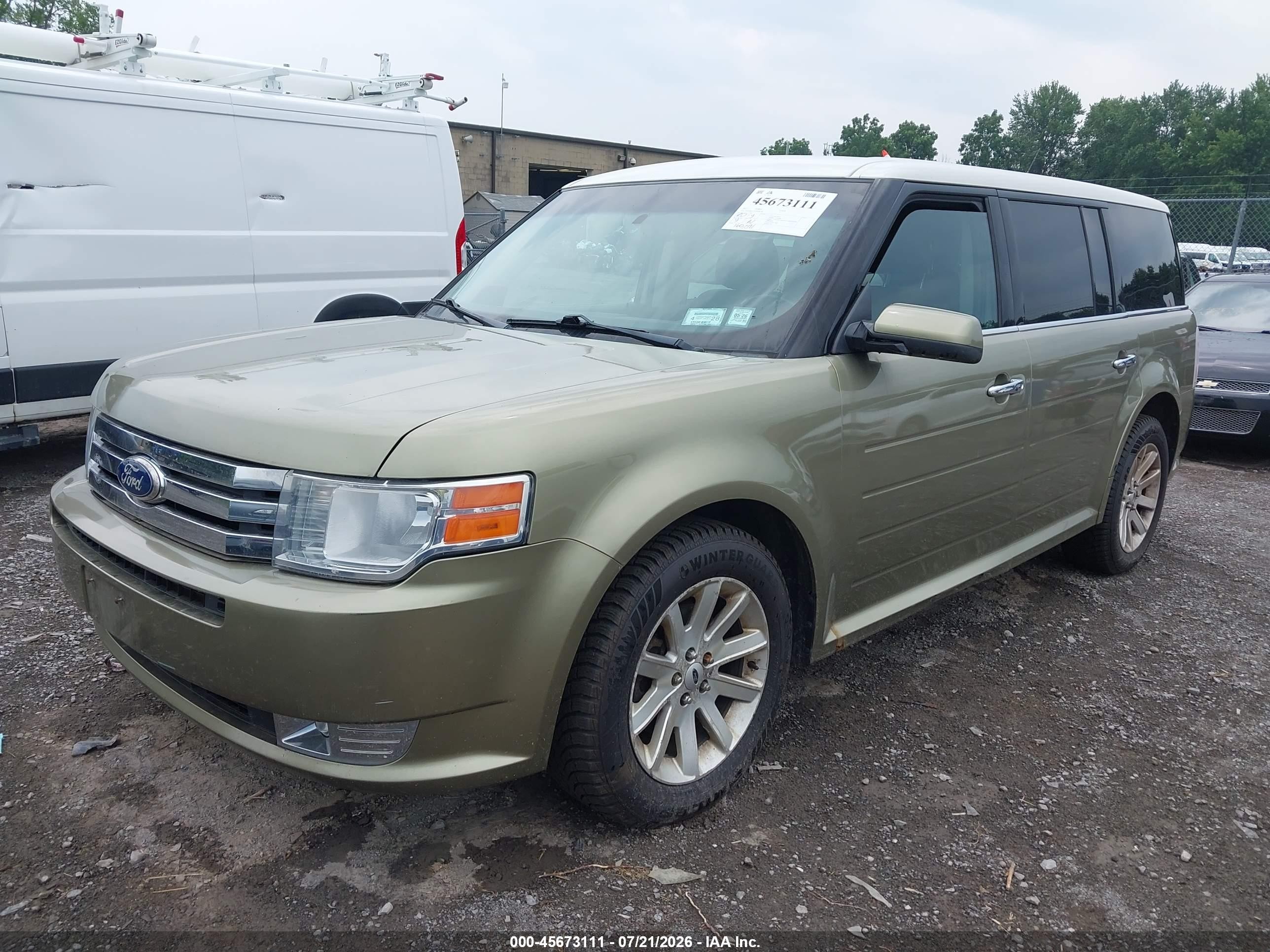 2012 Ford Flex Sel Green vin: 2FMHK6CC5CBD00749