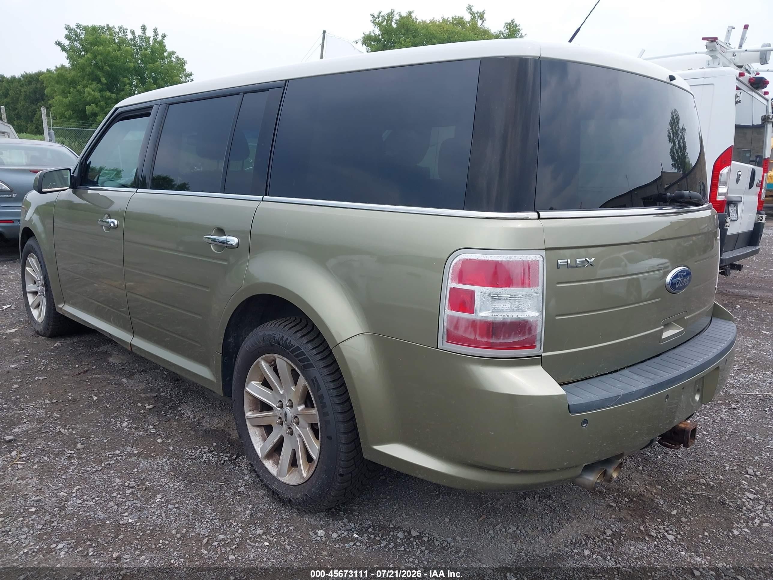 2012 Ford Flex Sel Green vin: 2FMHK6CC5CBD00749