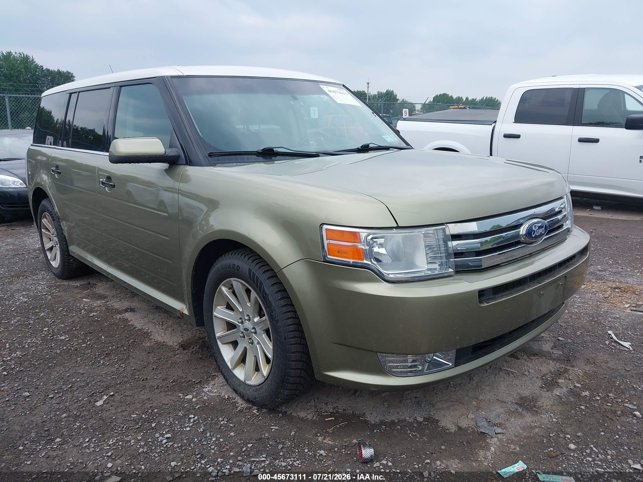 2012 Ford Flex Sel Green vin: 2FMHK6CC5CBD00749