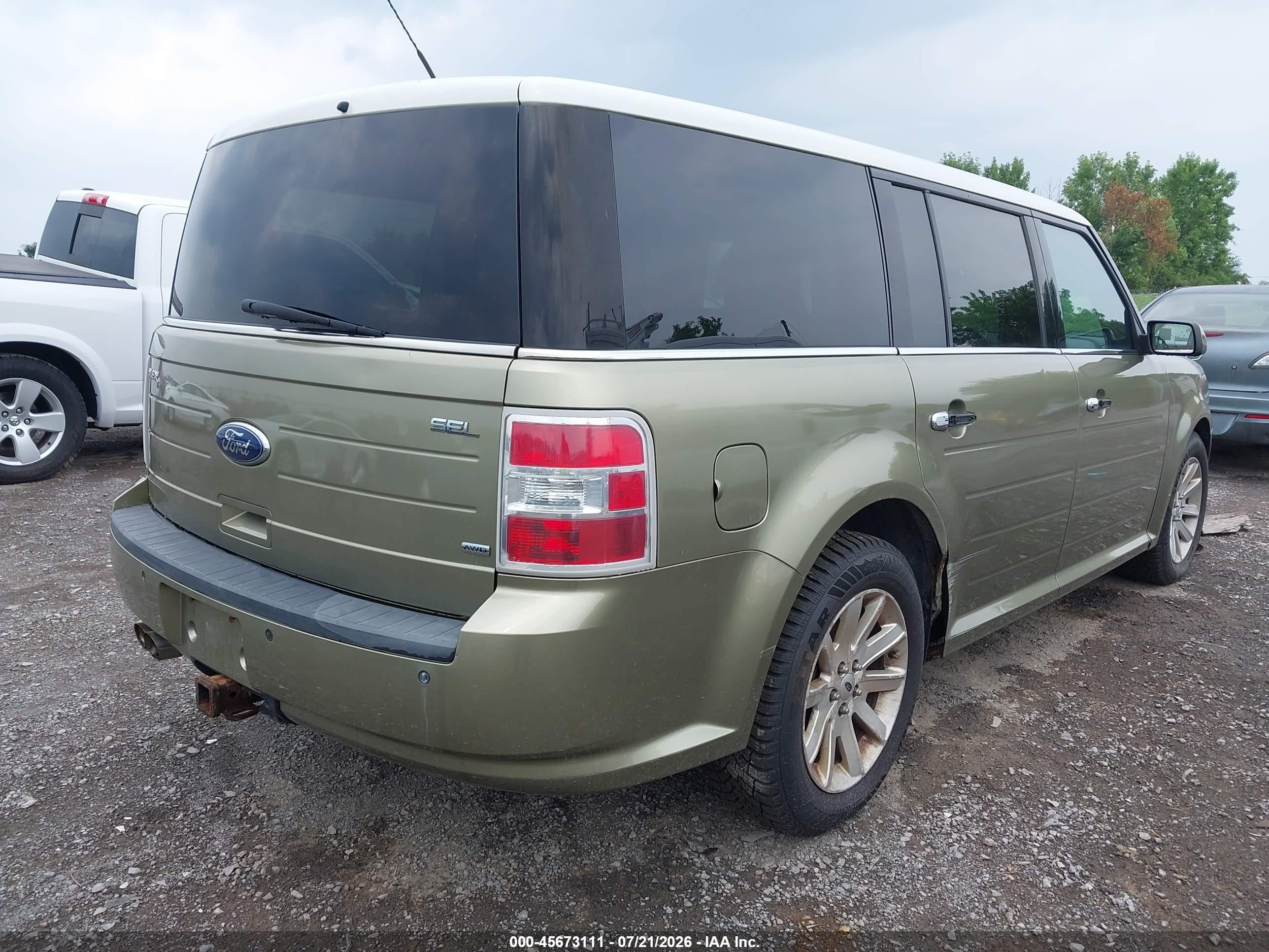 2012 Ford Flex Sel Green vin: 2FMHK6CC5CBD00749