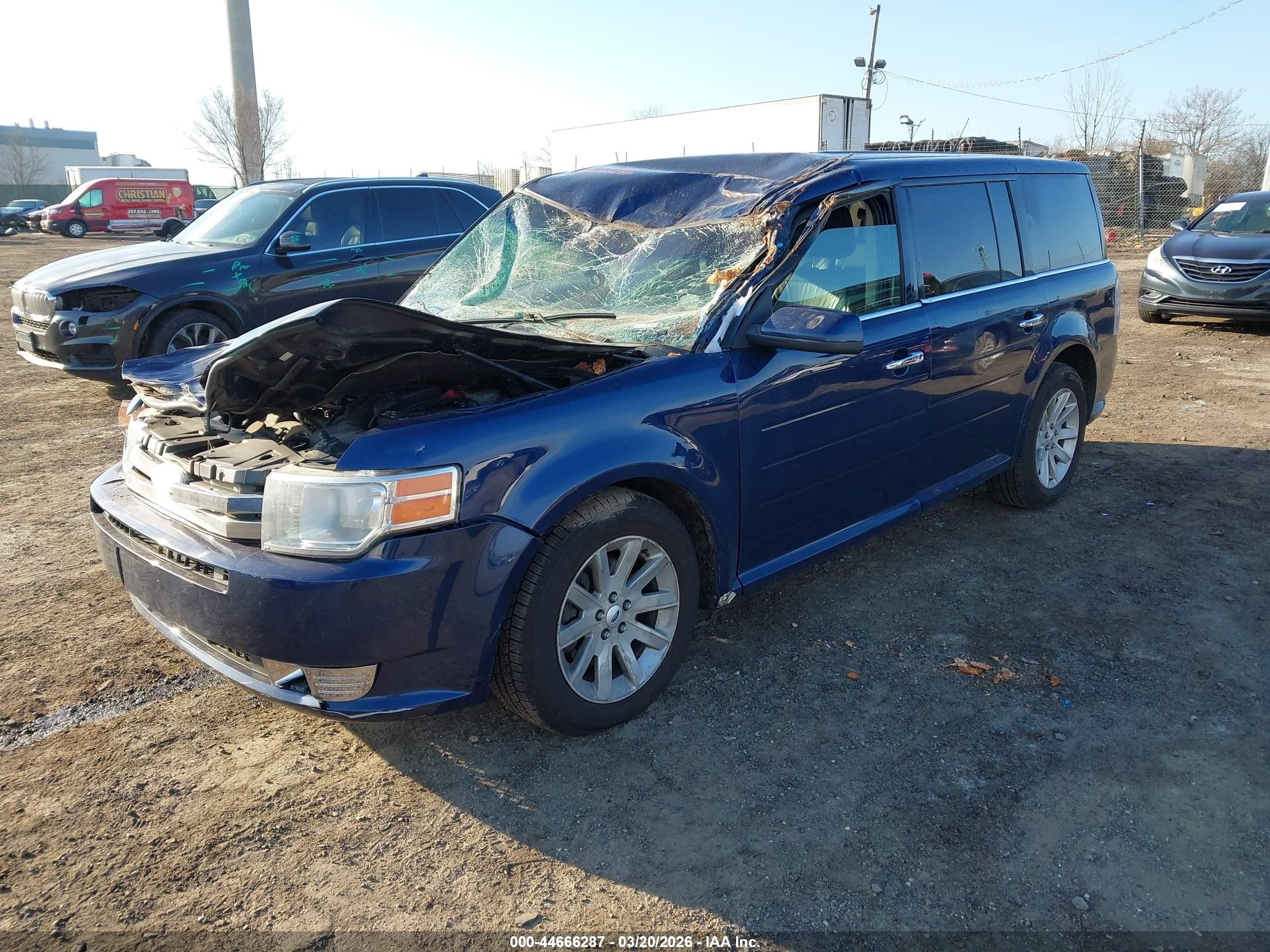 2012 Ford Flex Sel Blue vin: 2FMHK6CC6CBD17382