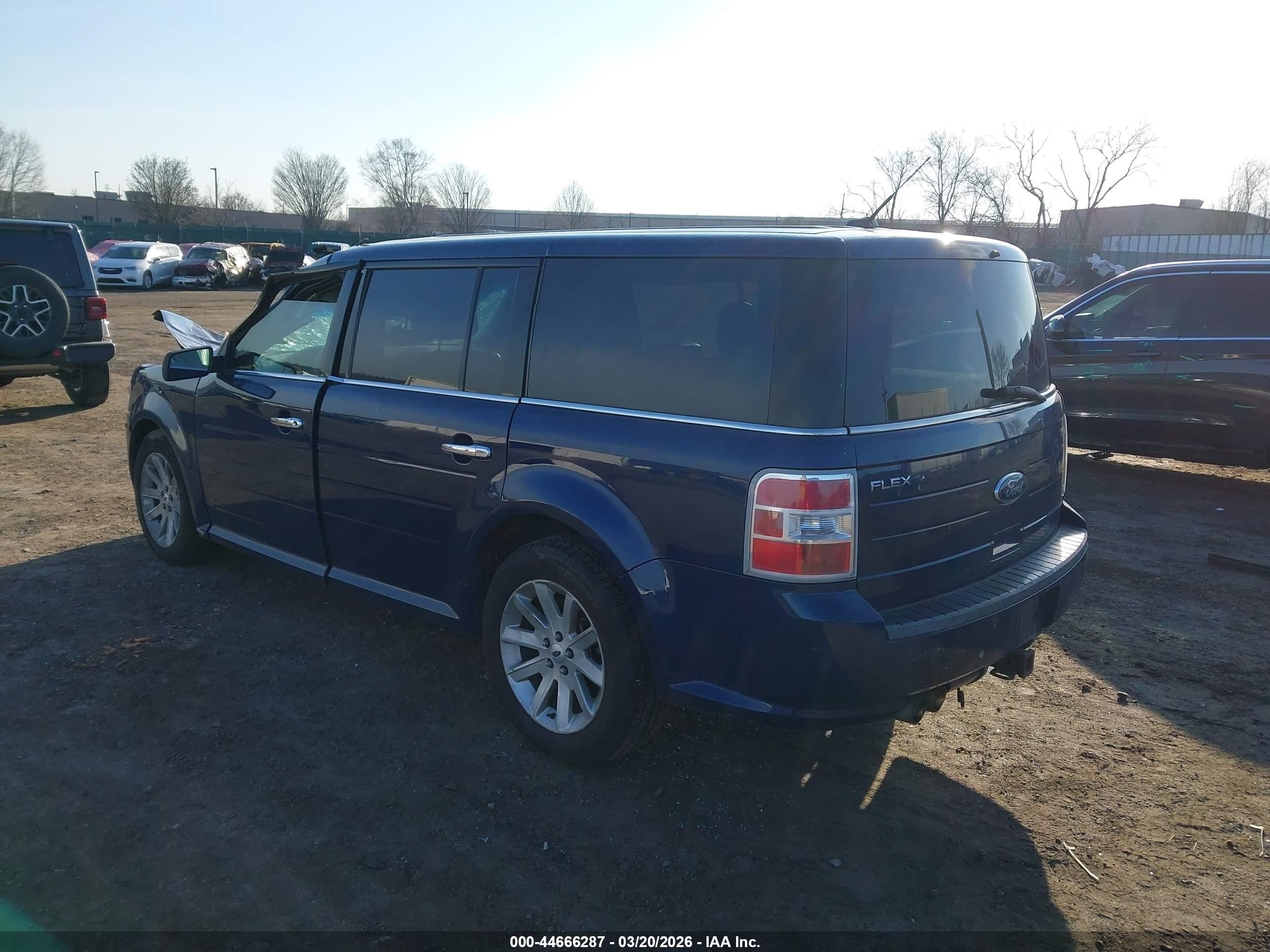 2012 Ford Flex Sel Blue vin: 2FMHK6CC6CBD17382