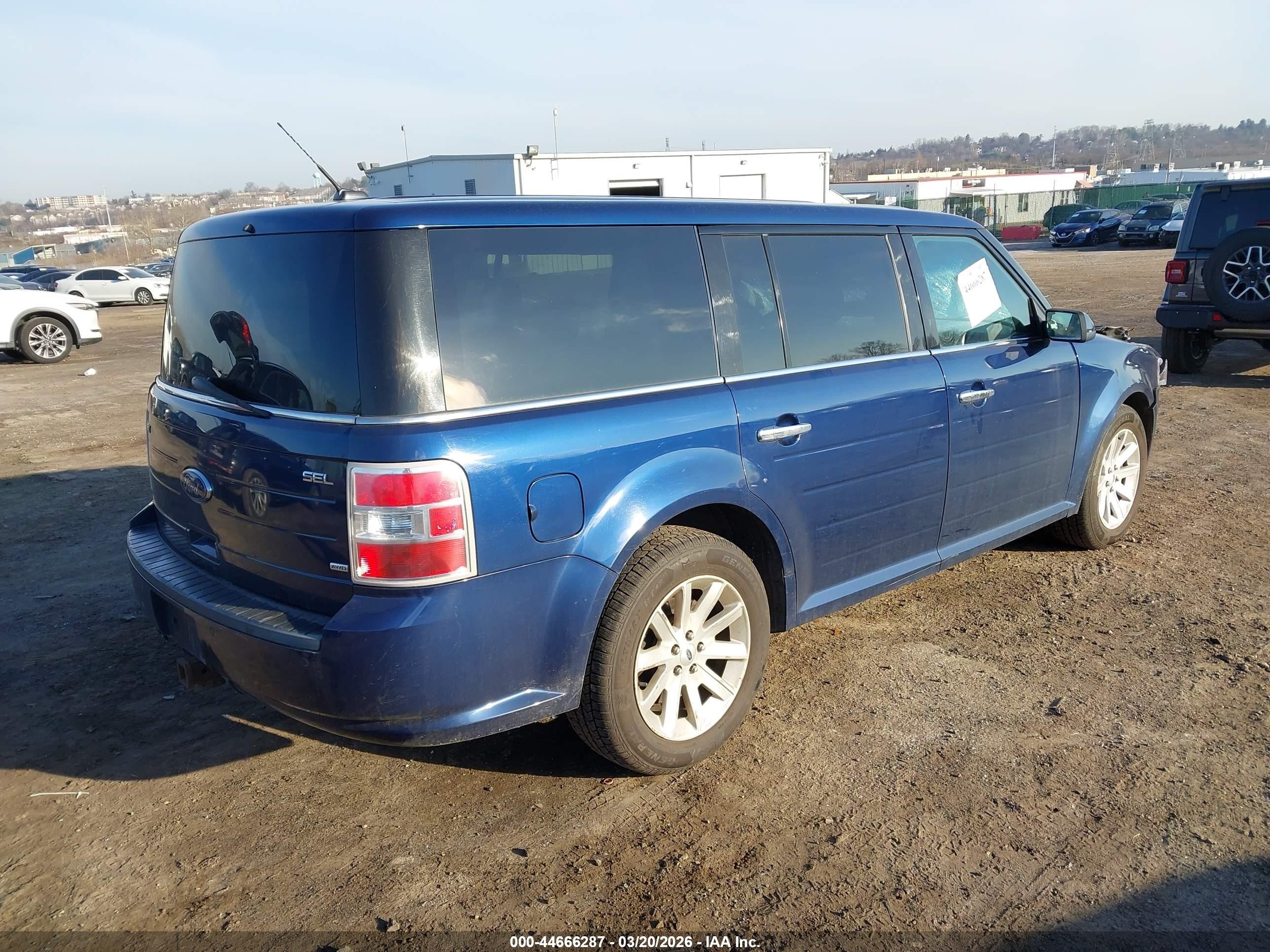 2012 Ford Flex Sel Blue vin: 2FMHK6CC6CBD17382