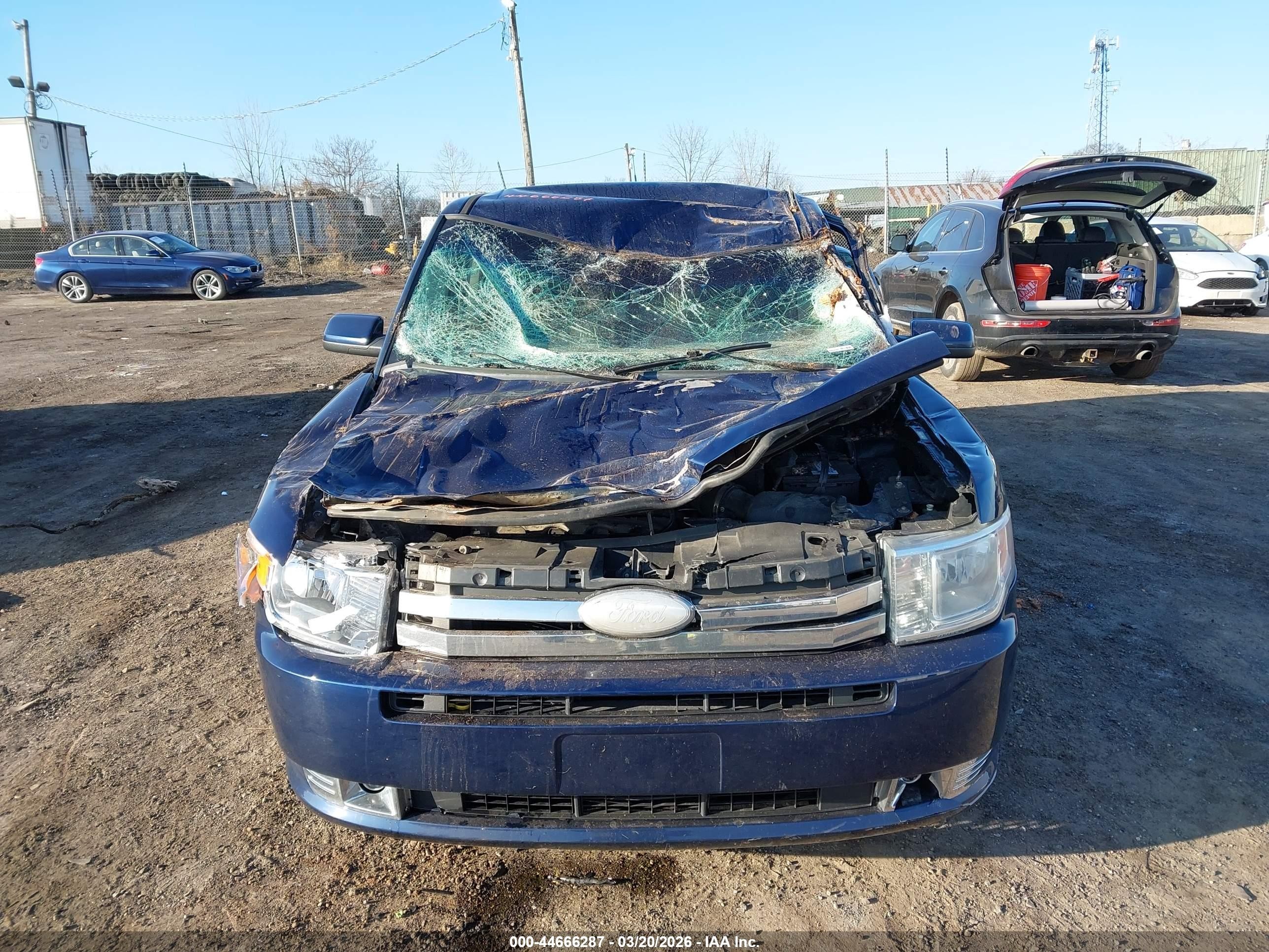 2012 Ford Flex Sel Blue vin: 2FMHK6CC6CBD17382