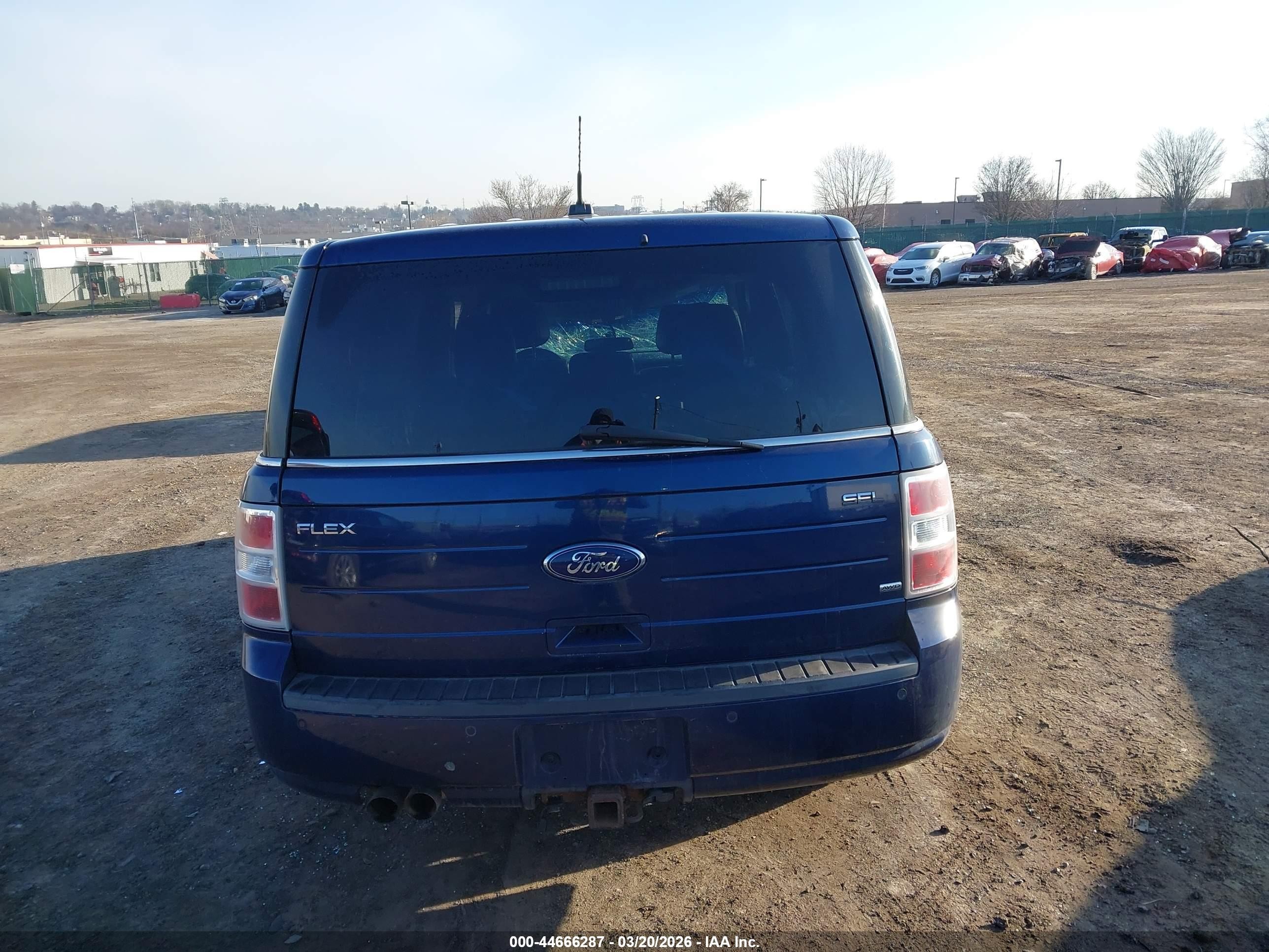 2012 Ford Flex Sel Blue vin: 2FMHK6CC6CBD17382