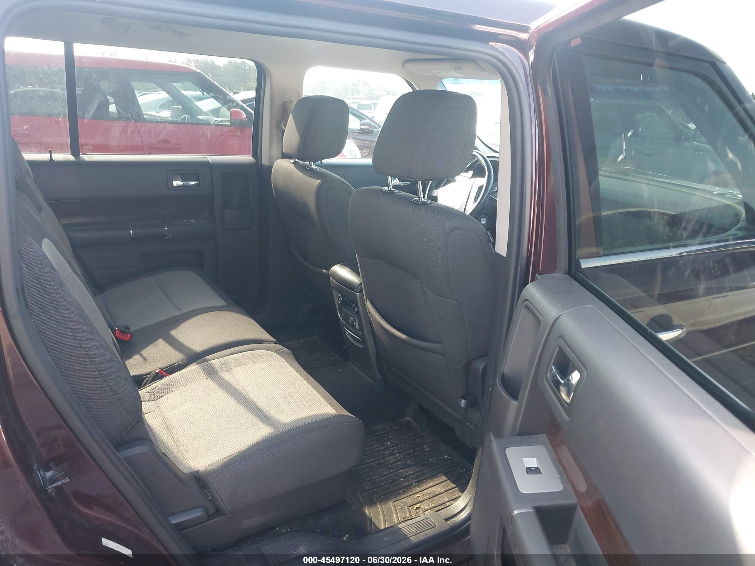 2011 Ford Flex Sel Burgundy vin: 2FMHK6CC7BBD25134