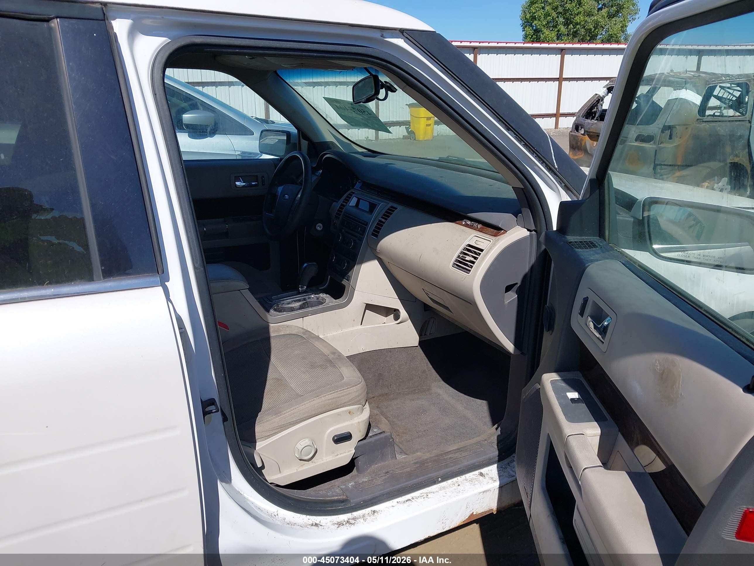 2010 Ford Flex Sel White vin: 2FMHK6CC8ABA98888