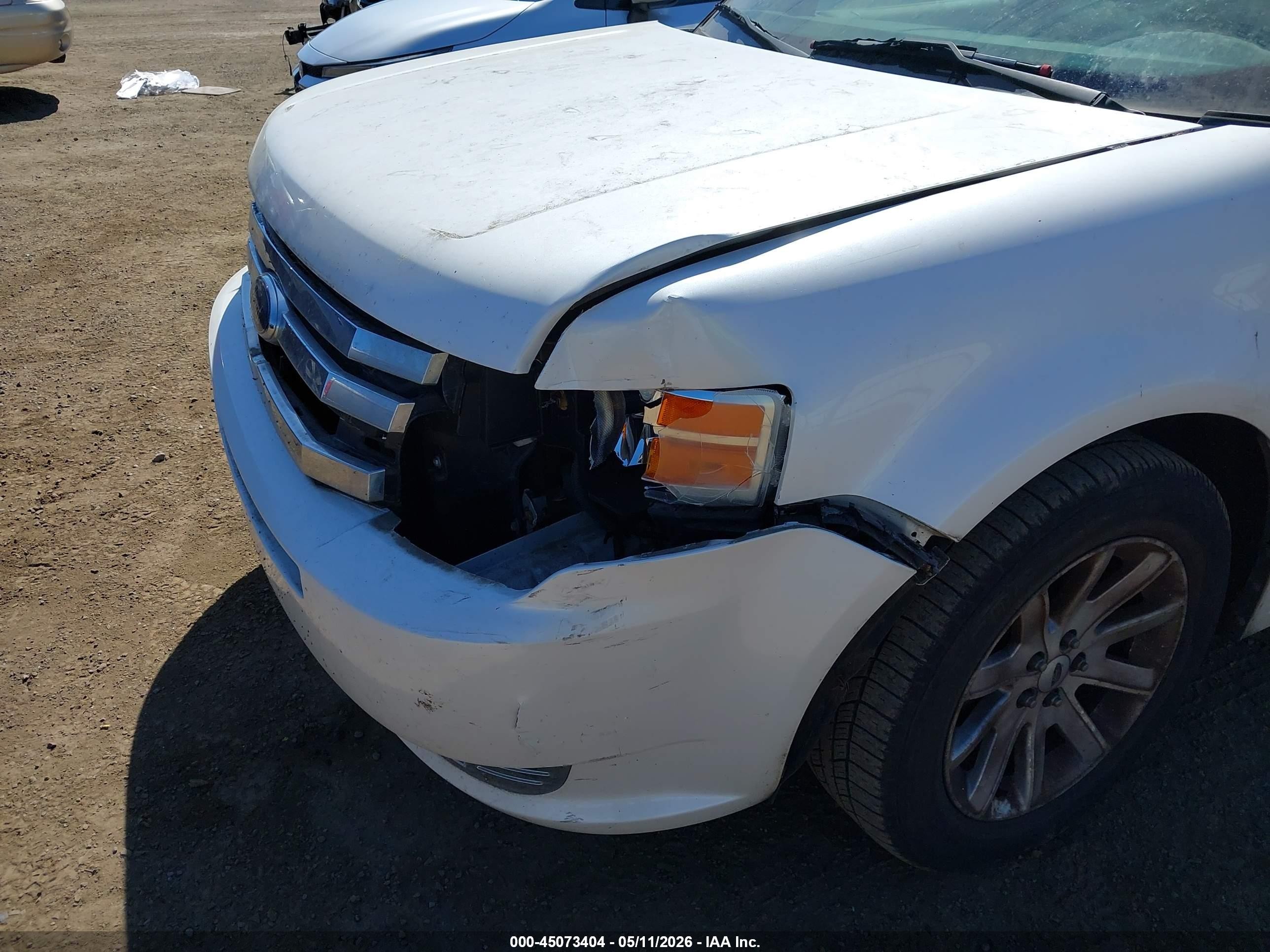 2010 Ford Flex Sel White vin: 2FMHK6CC8ABA98888