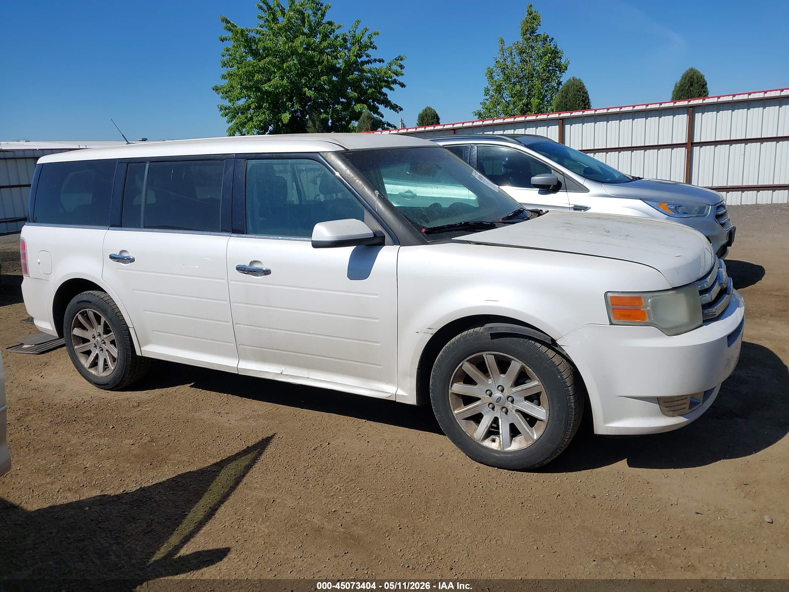 2010 Ford Flex Sel White vin: 2FMHK6CC8ABA98888