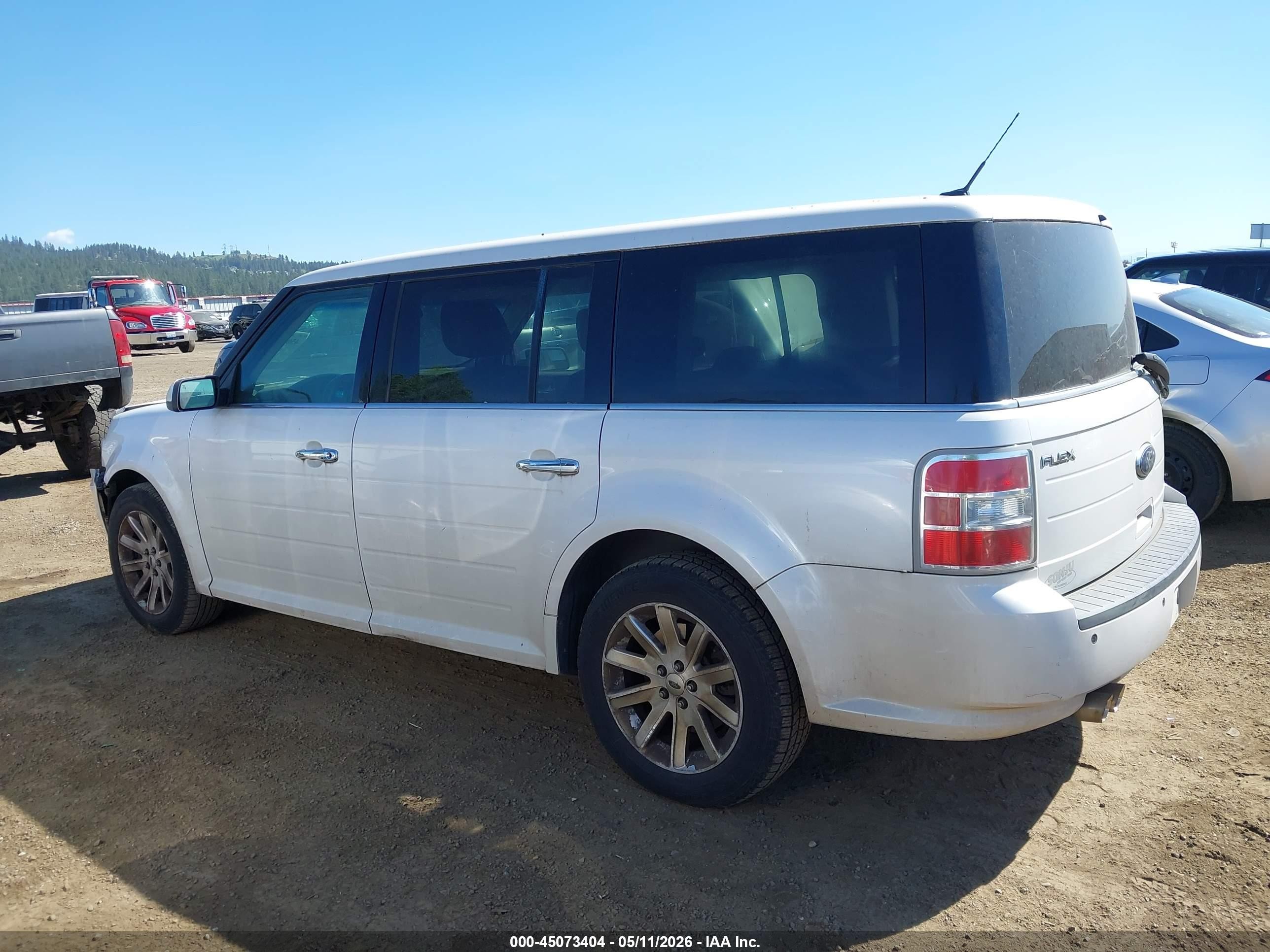 2010 Ford Flex Sel White vin: 2FMHK6CC8ABA98888