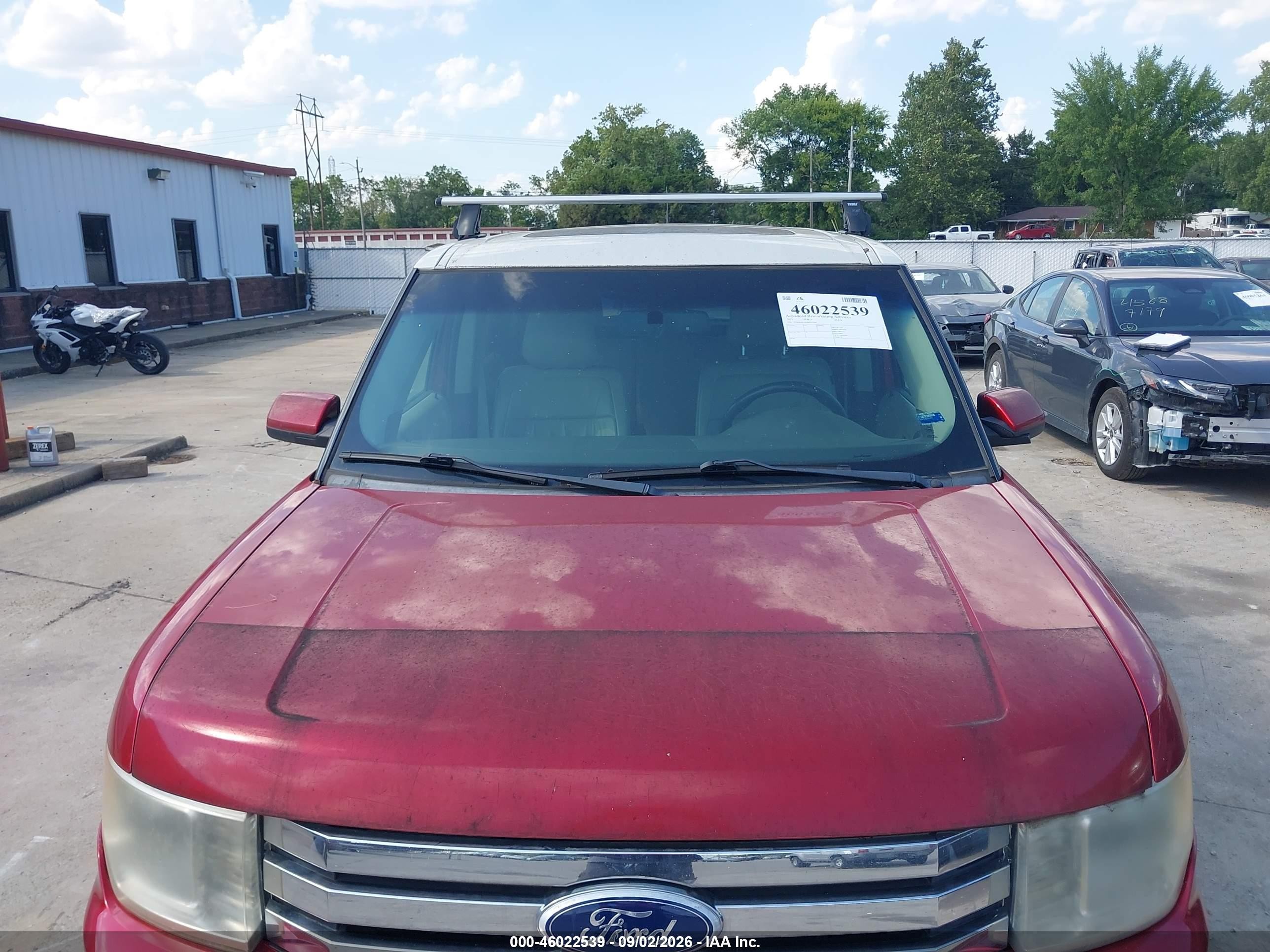 2011 Ford Flex Sel Red vin: 2FMHK6CC8BBD11940