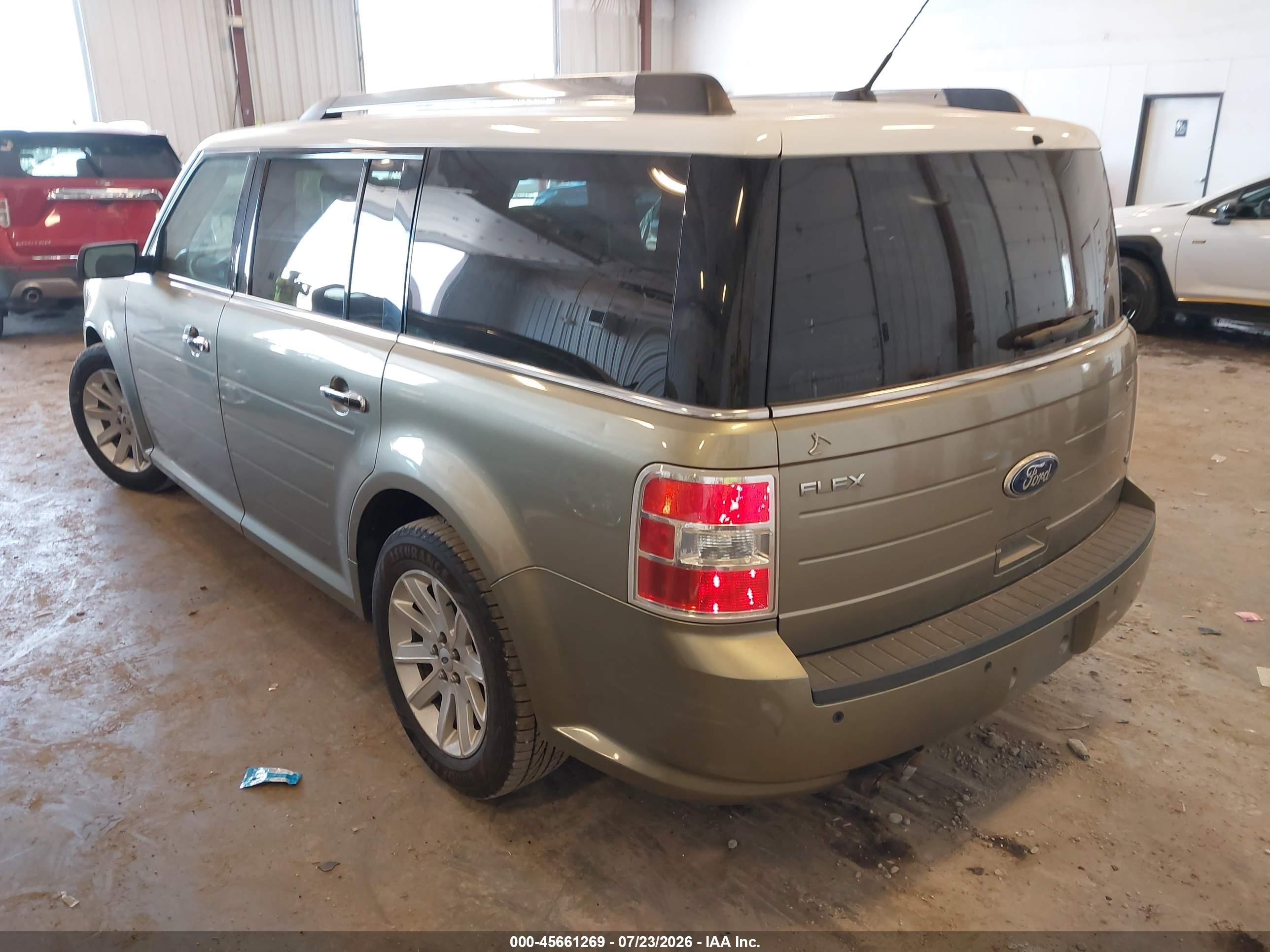 2012 Ford Flex Sel Green vin: 2FMHK6CC8CBD22681