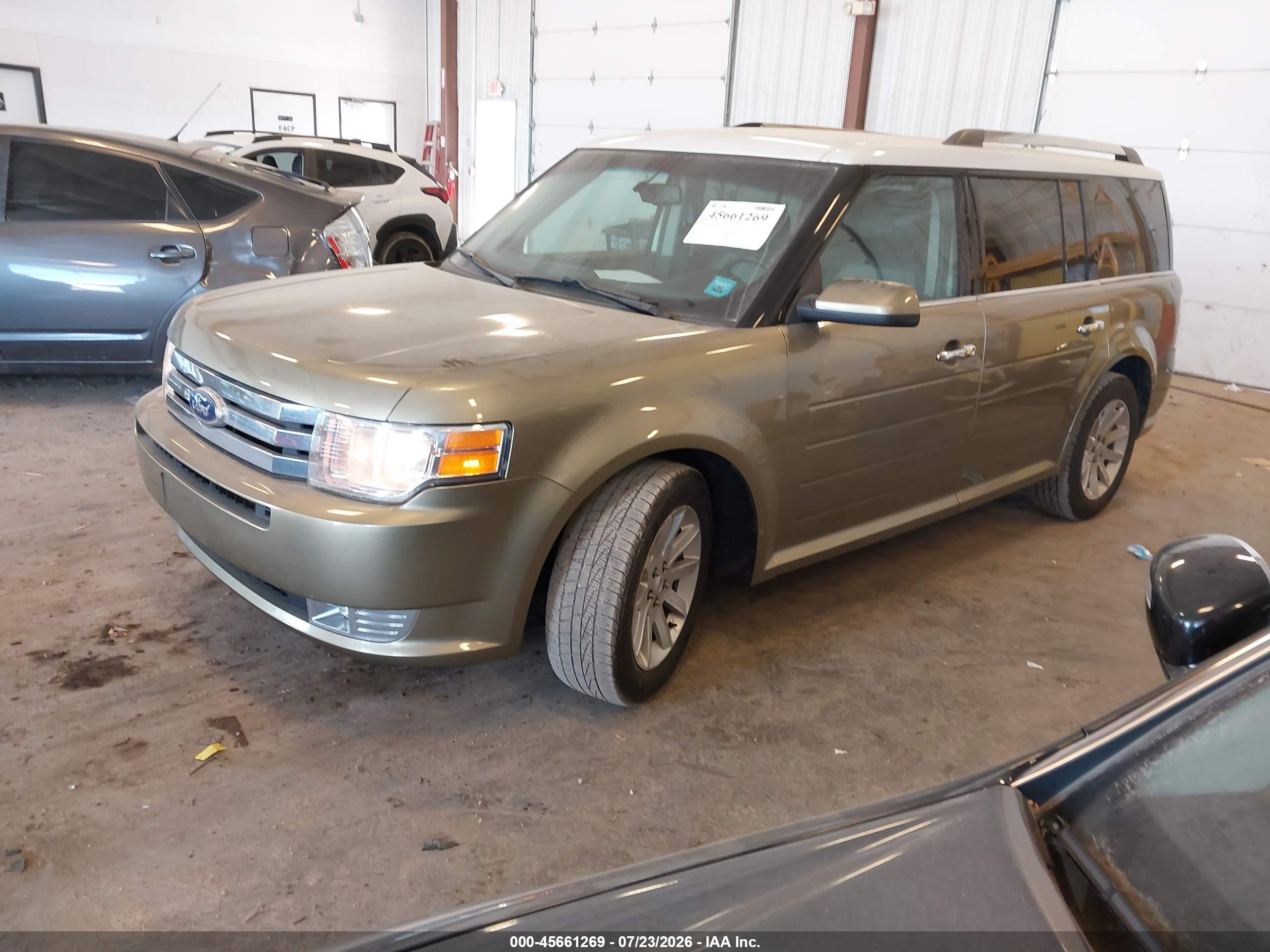 2012 Ford Flex Sel Green vin: 2FMHK6CC8CBD22681