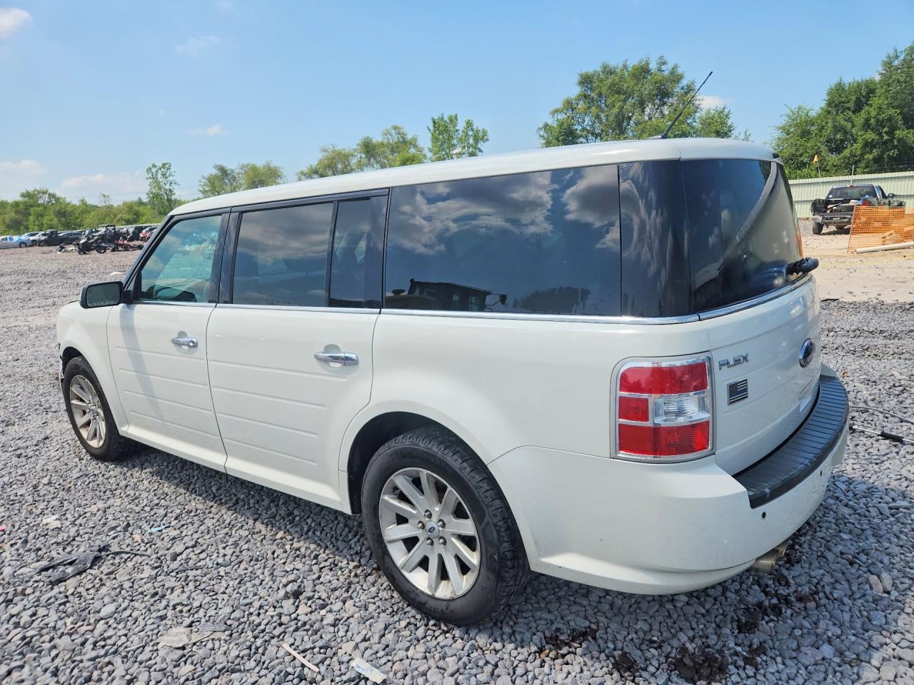 2010 Ford Flex Sel White vin: 2FMHK6CC9ABA74146
