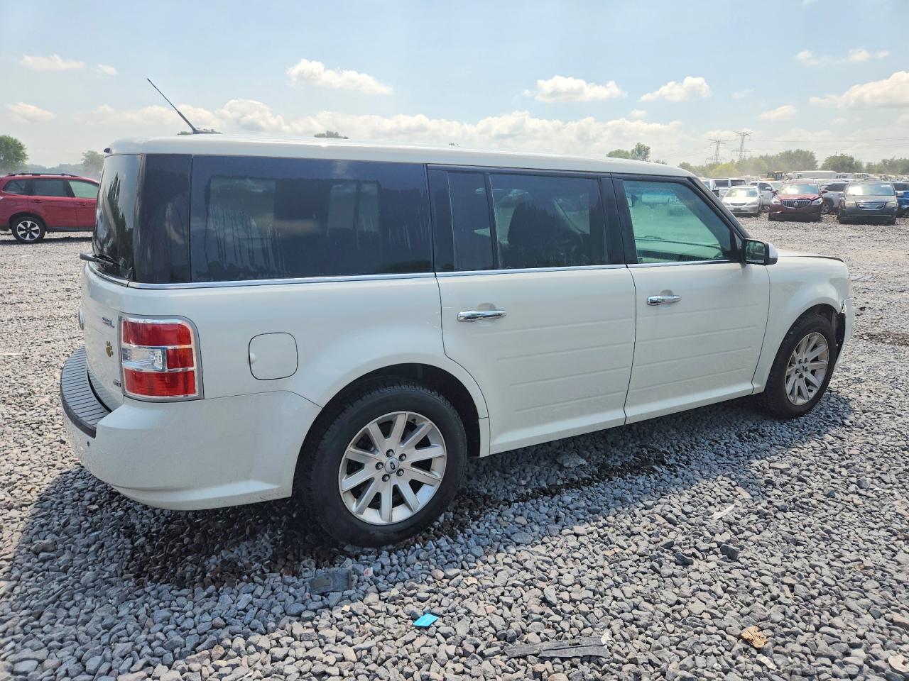 2010 Ford Flex Sel White vin: 2FMHK6CC9ABA74146