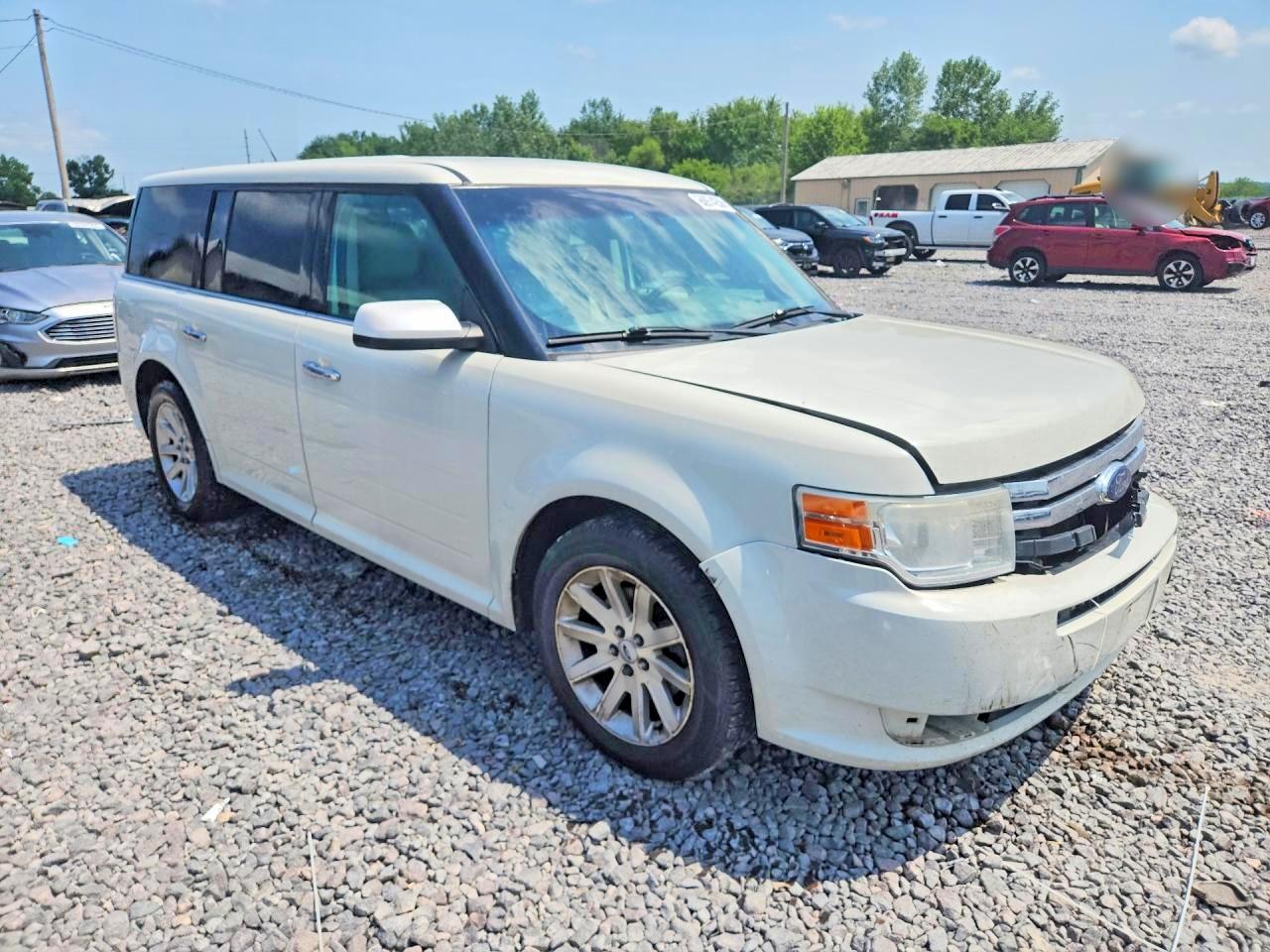 2010 Ford Flex Sel White vin: 2FMHK6CC9ABA74146
