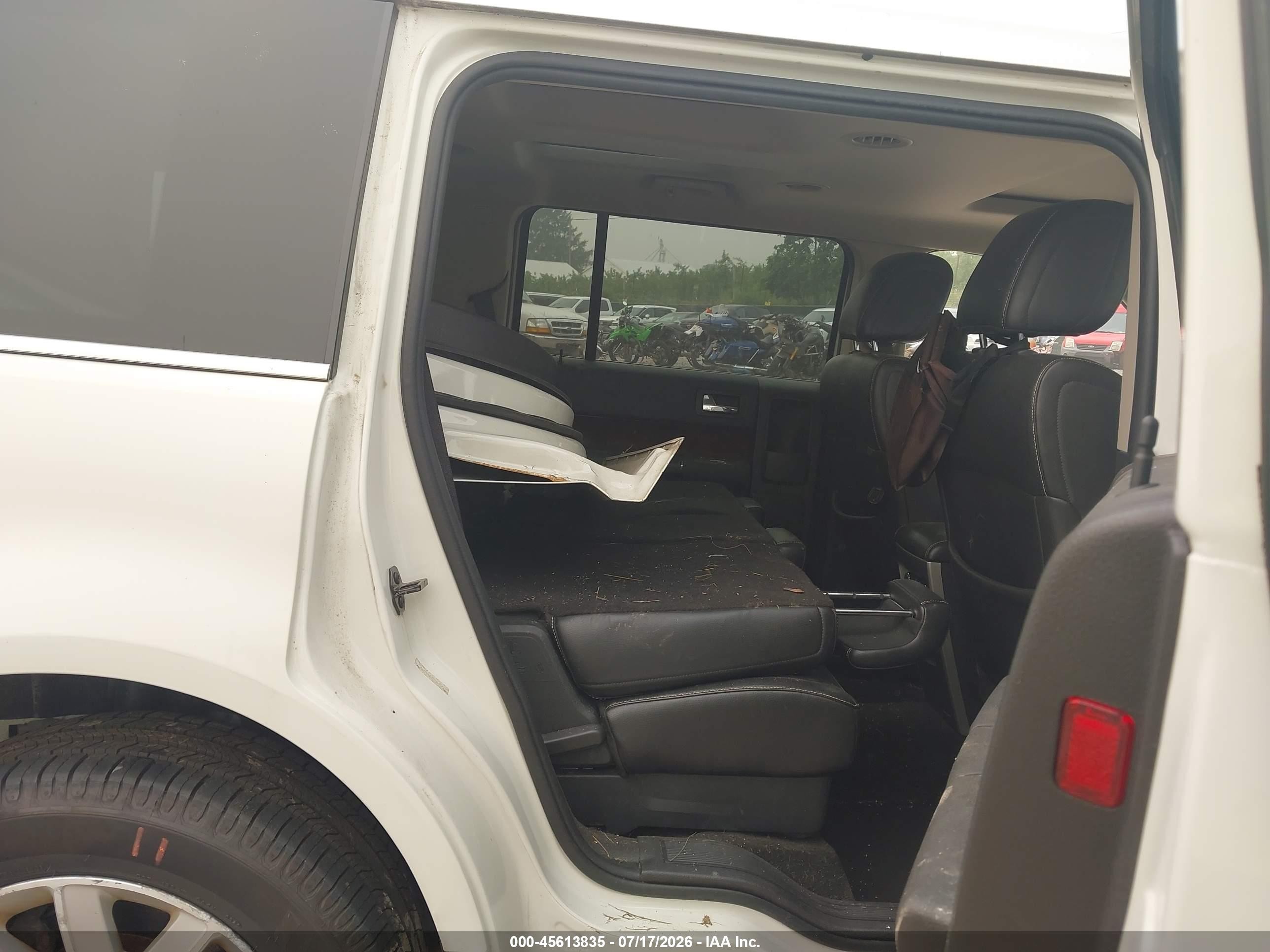 2010 Ford Flex Sel White vin: 2FMHK6CC9ABA82070
