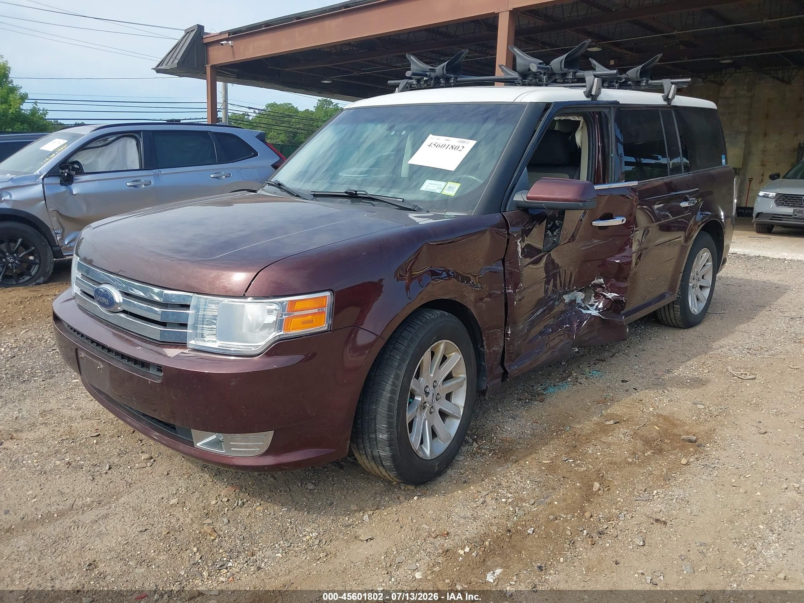 2010 Ford Flex Sel Maroon vin: 2FMHK6CCXABA71689