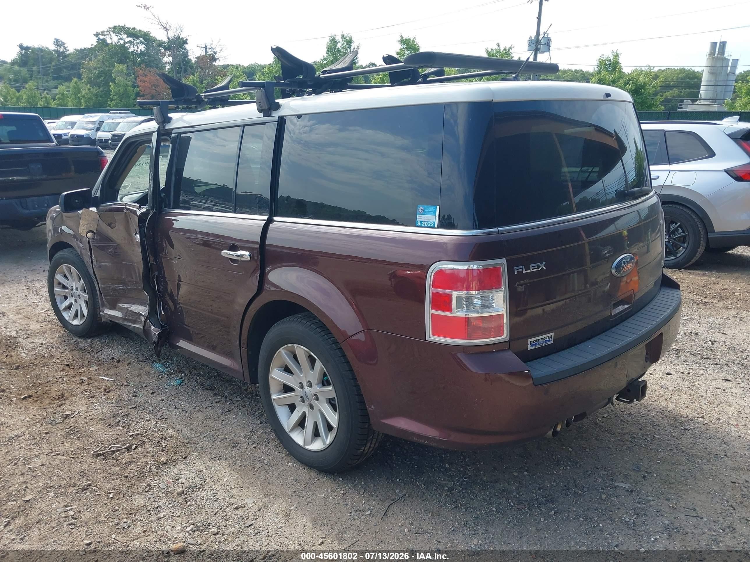 2010 Ford Flex Sel Maroon vin: 2FMHK6CCXABA71689