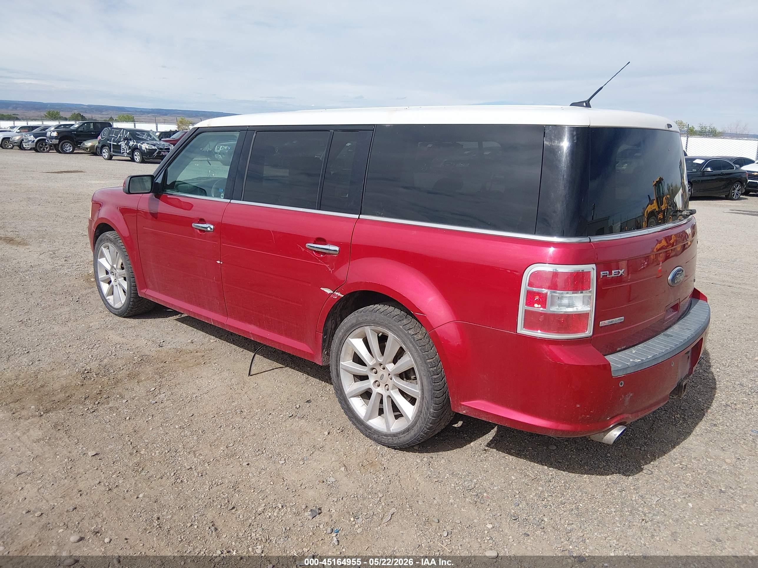 2010 Ford Flex Sel Red vin: 2FMHK6CT0ABA74469