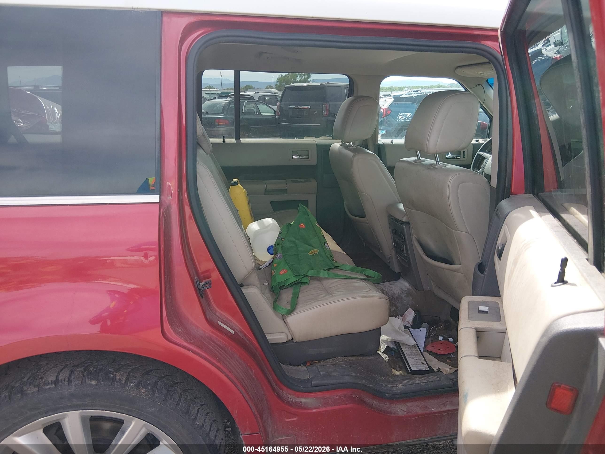 2010 Ford Flex Sel Red vin: 2FMHK6CT0ABA74469