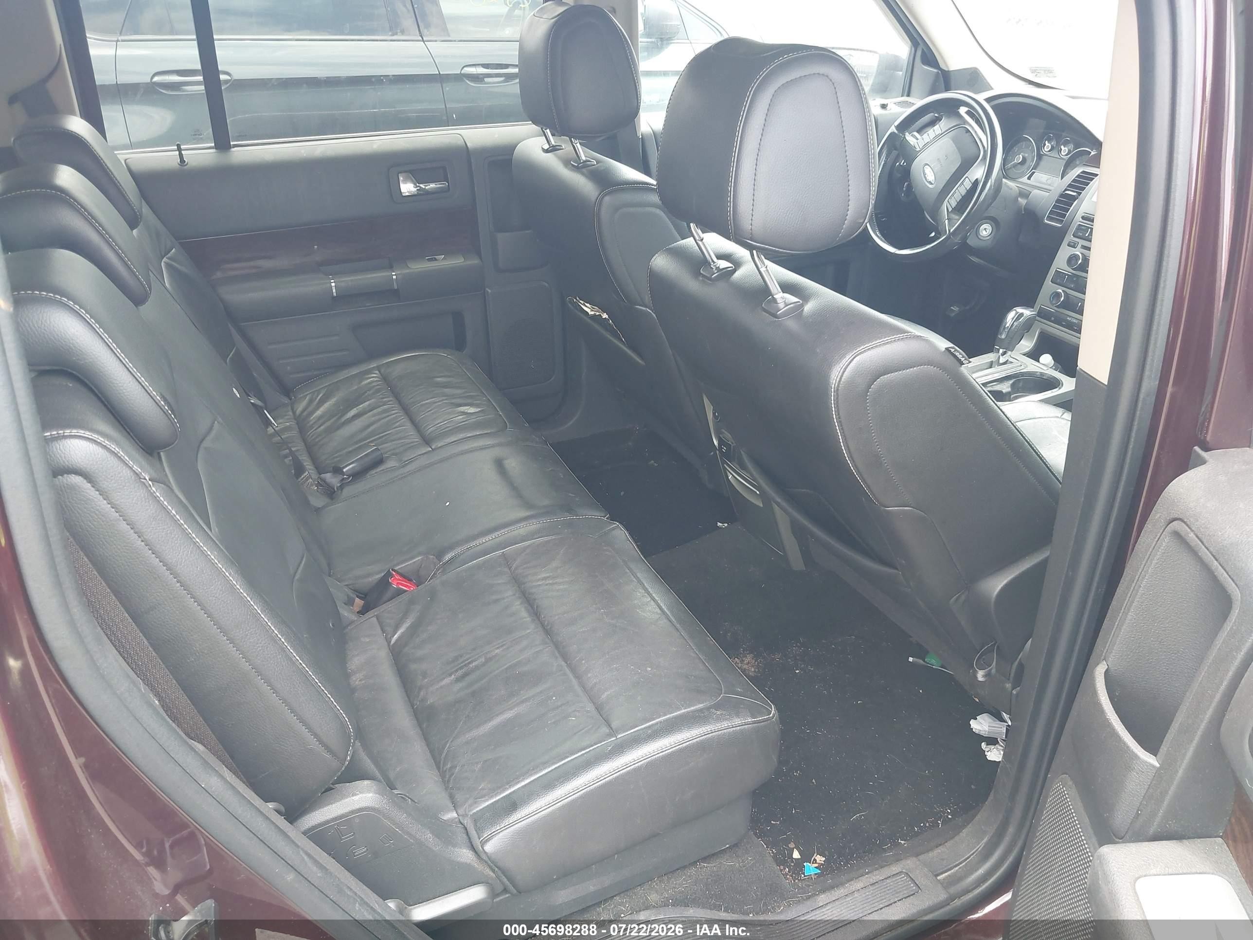 2011 Ford Flex Sel Темно-бордовый vin: 2FMHK6CT7BBD35971