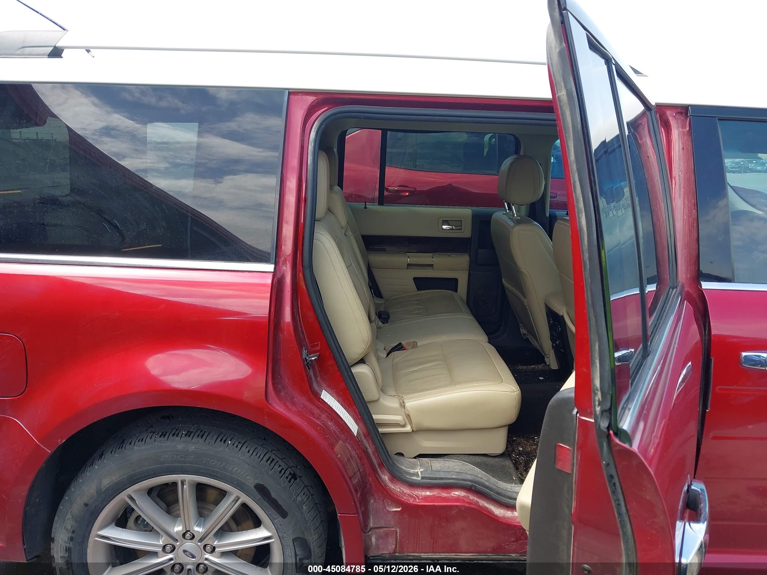 2013 Ford Flex Limited Red vin: 2FMHK6D80DBD06373