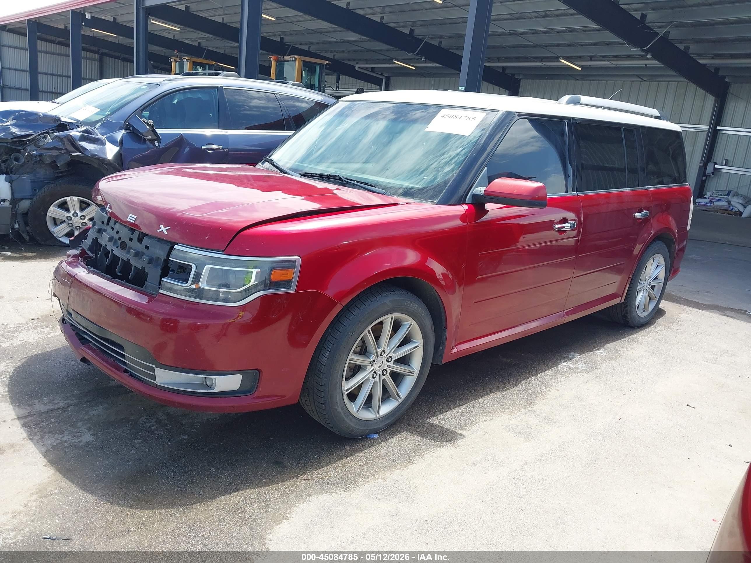 2013 Ford Flex Limited Red vin: 2FMHK6D80DBD06373