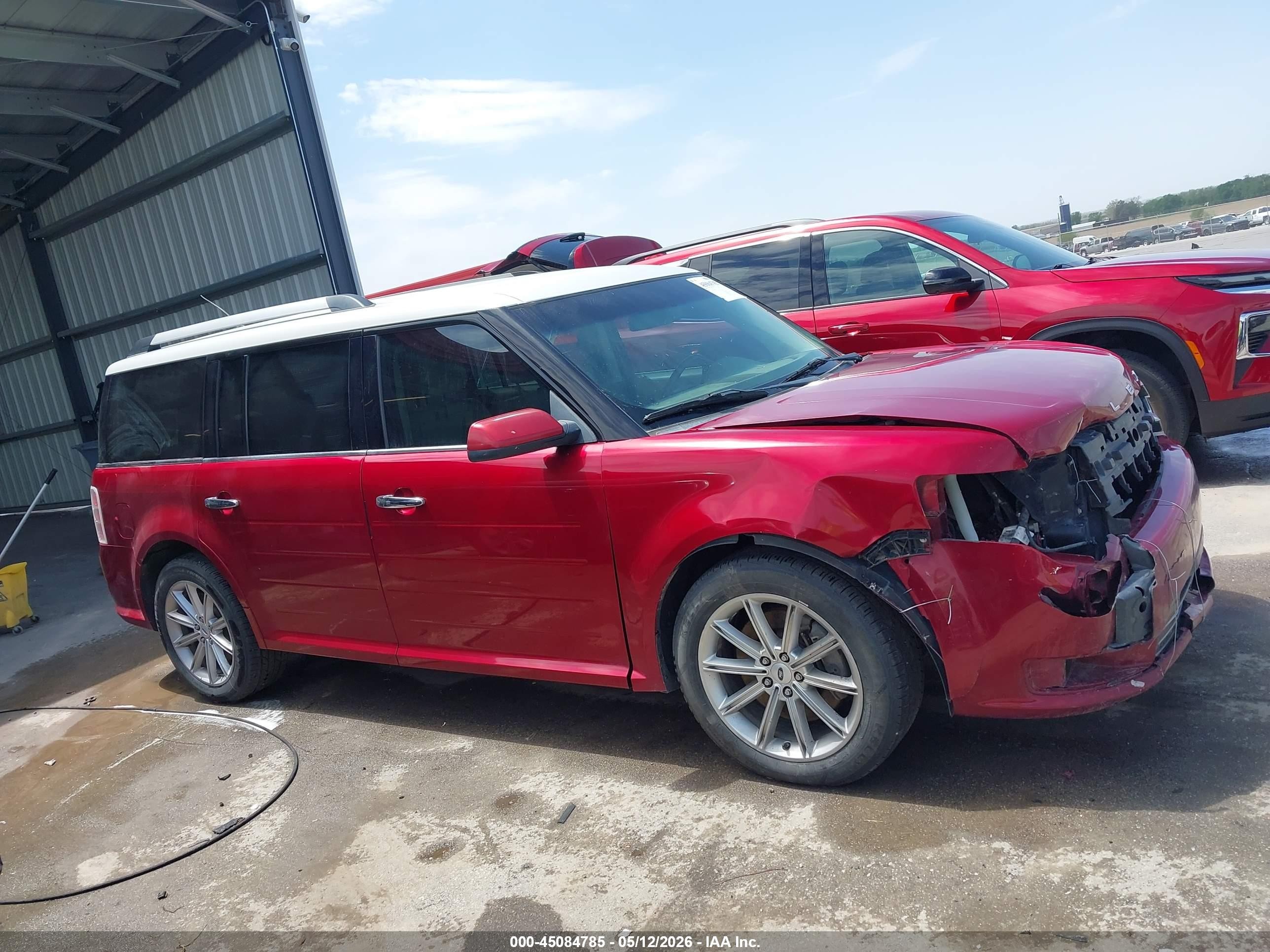 2013 Ford Flex Limited Red vin: 2FMHK6D80DBD06373