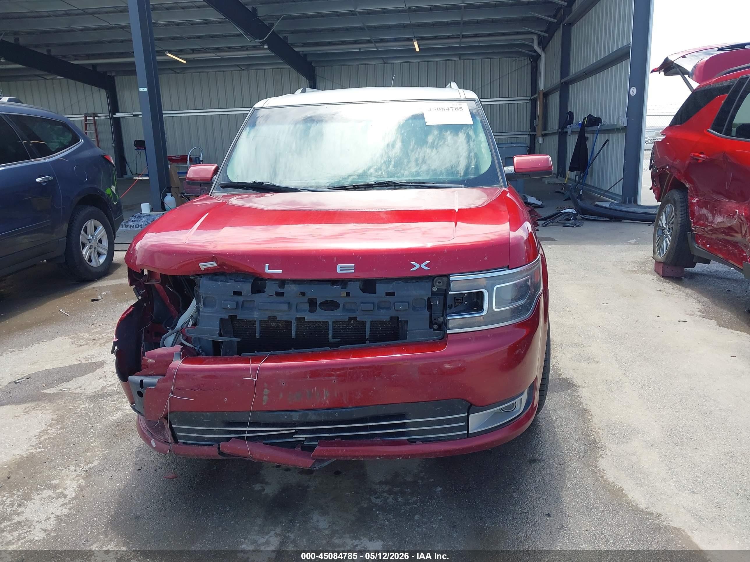 2013 Ford Flex Limited Red vin: 2FMHK6D80DBD06373