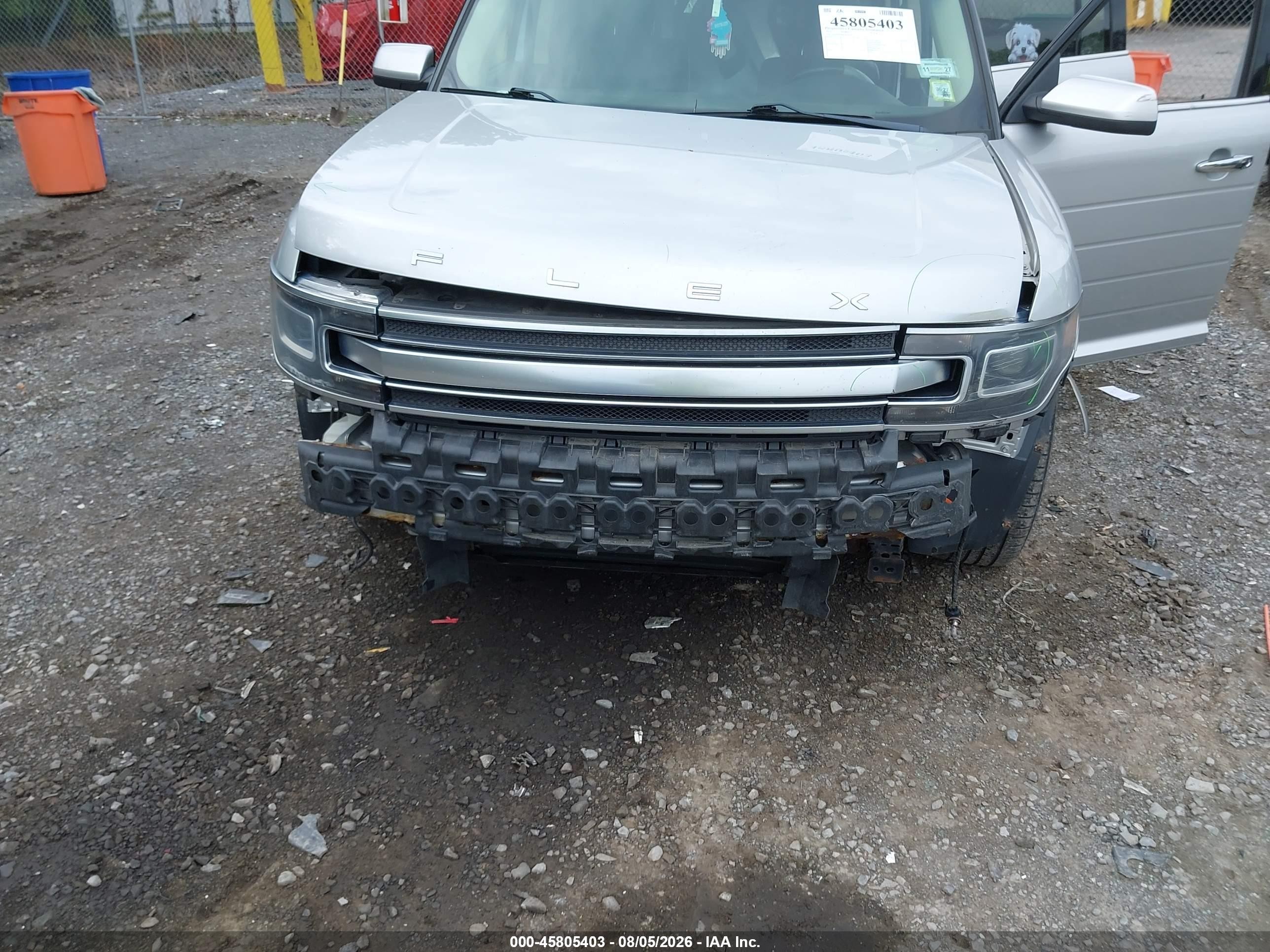 2015 Ford Flex Limited Серый vin: 2FMHK6D80FBA09347