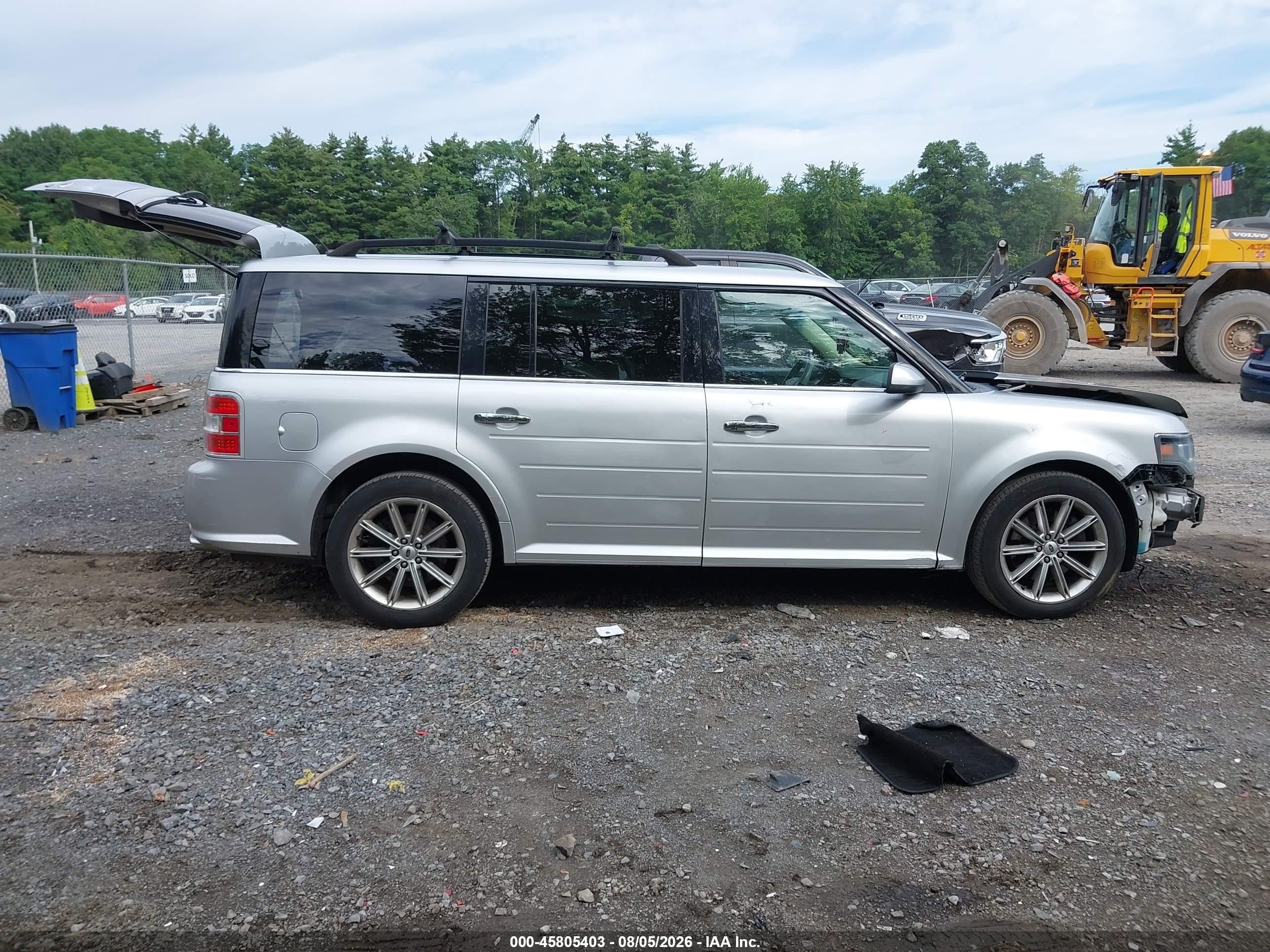 2015 Ford Flex Limited Серый vin: 2FMHK6D80FBA09347