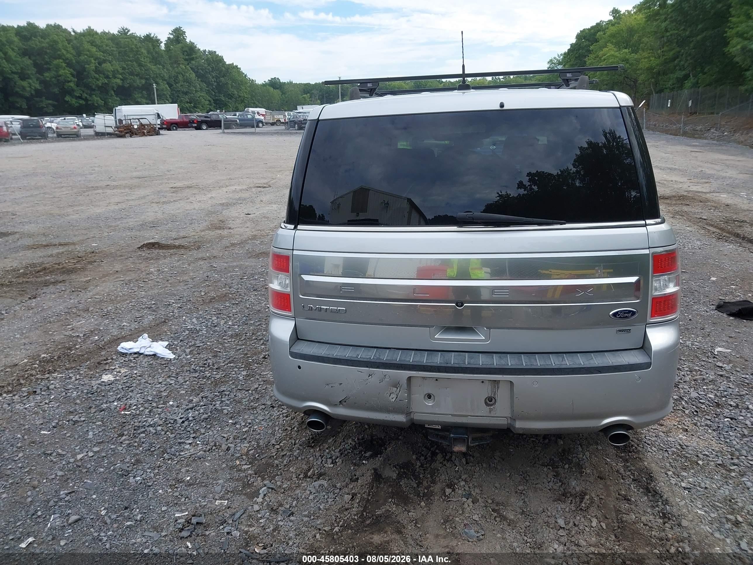 2015 Ford Flex Limited Серый vin: 2FMHK6D80FBA09347