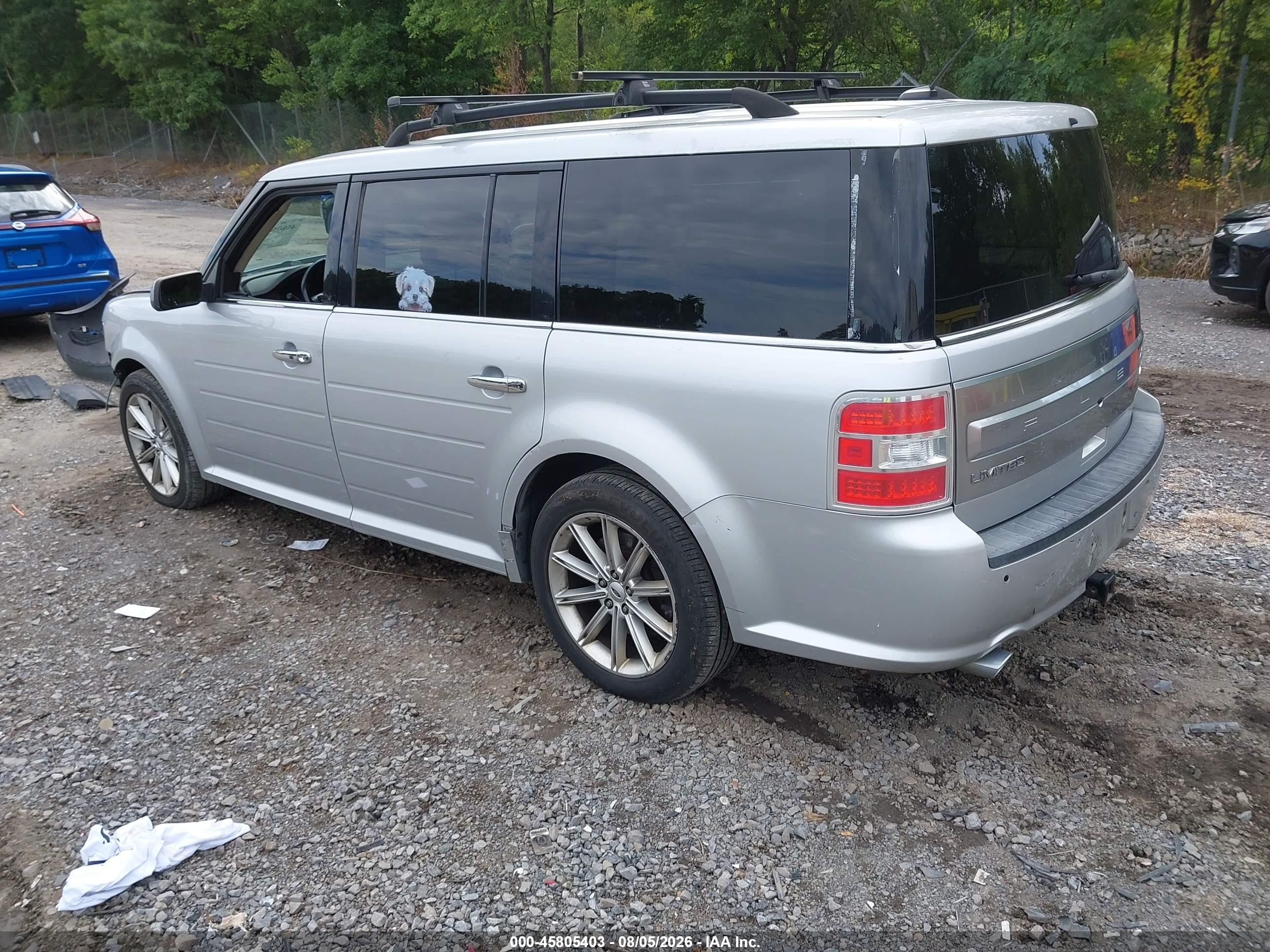 2015 Ford Flex Limited Серый vin: 2FMHK6D80FBA09347