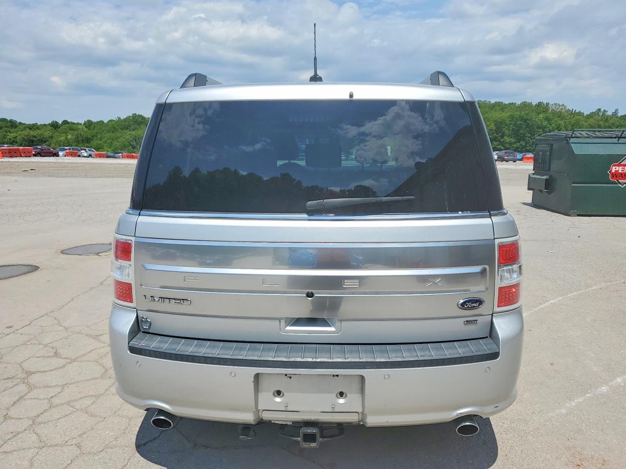 2017 Ford Flex Limited Белый vin: 2FMHK6D80HBA11635