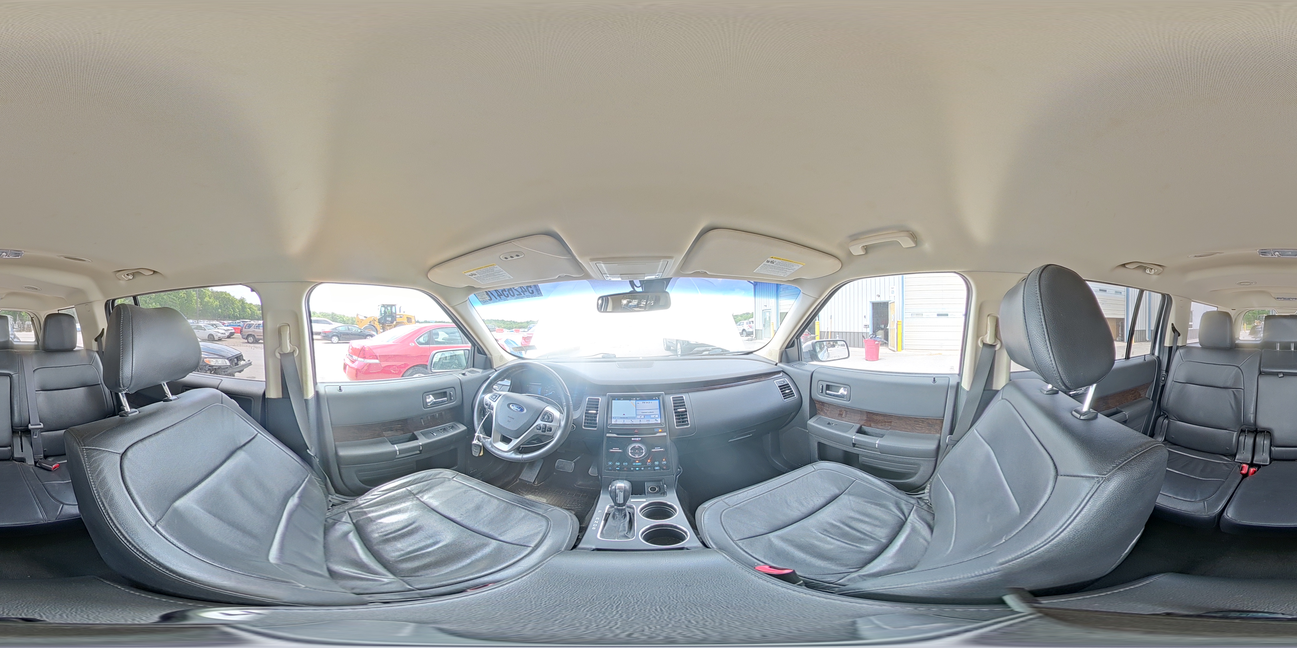 2017 Ford Flex Limited Белый vin: 2FMHK6D80HBA11635