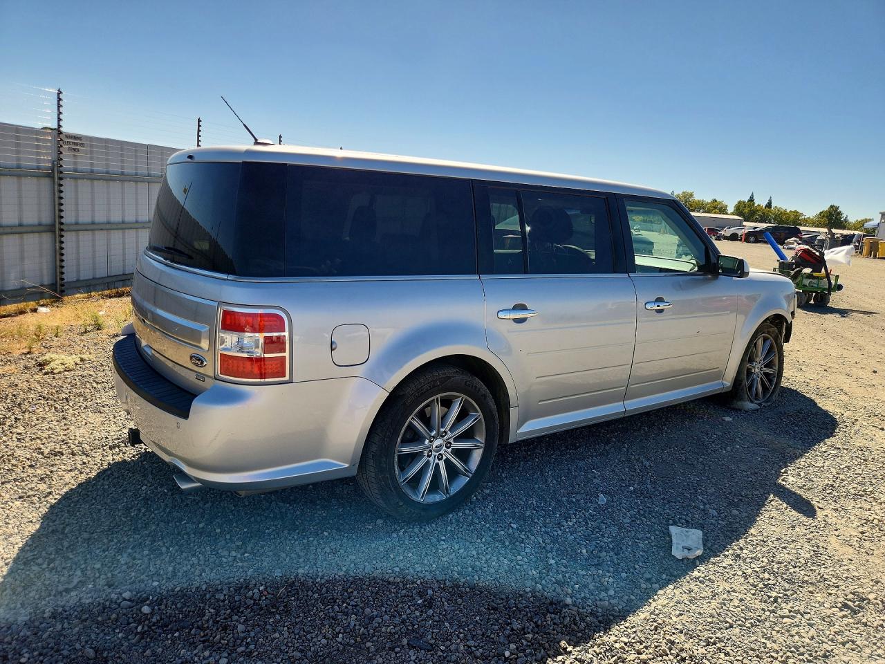 2015 Ford Flex Limited Silver vin: 2FMHK6D81FBA03797