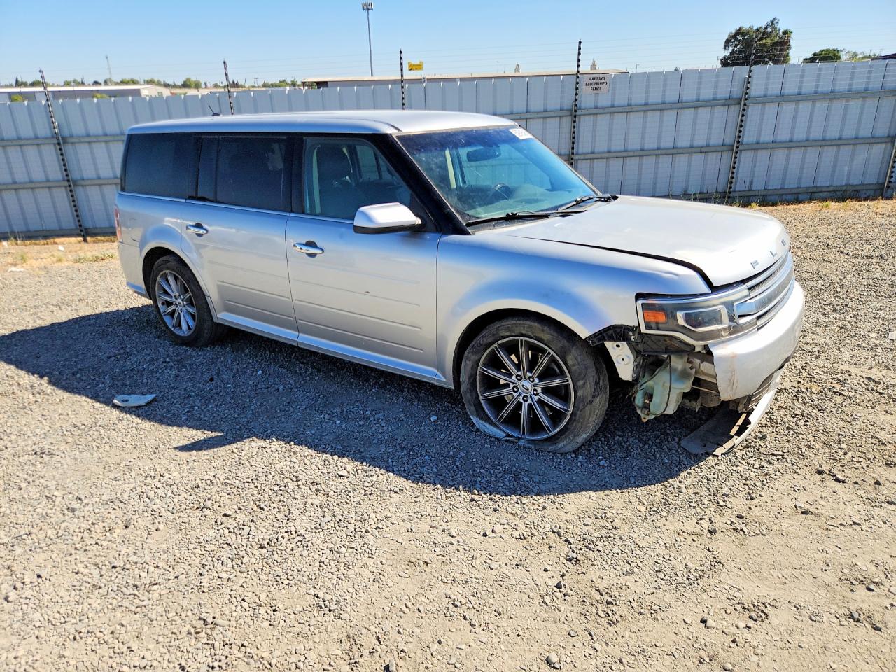 2015 Ford Flex Limited Silver vin: 2FMHK6D81FBA03797