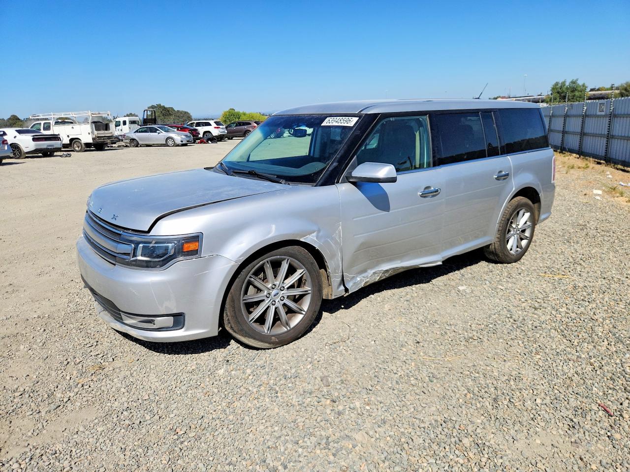 2015 Ford Flex Limited Silver vin: 2FMHK6D81FBA03797
