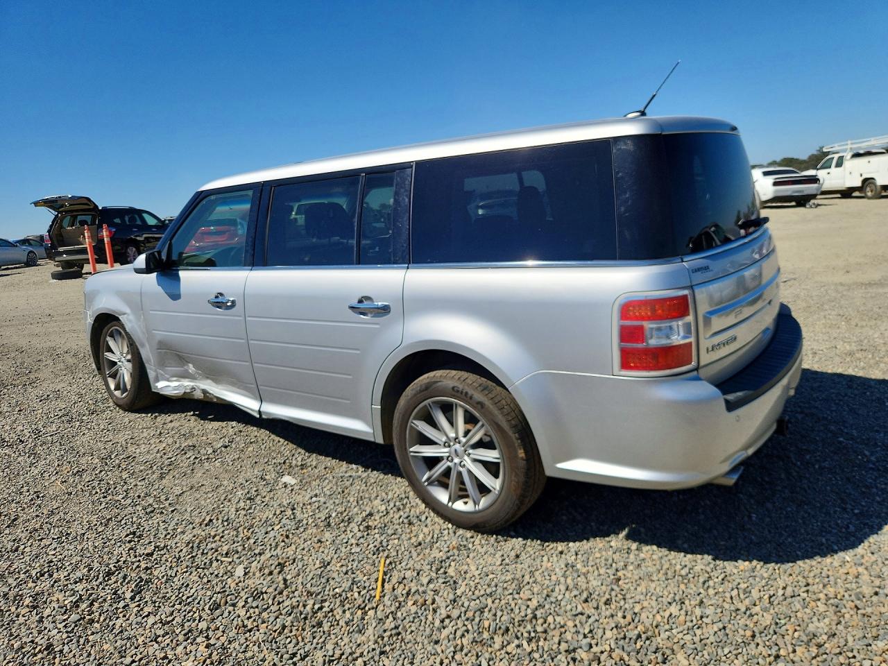 2015 Ford Flex Limited Silver vin: 2FMHK6D81FBA03797