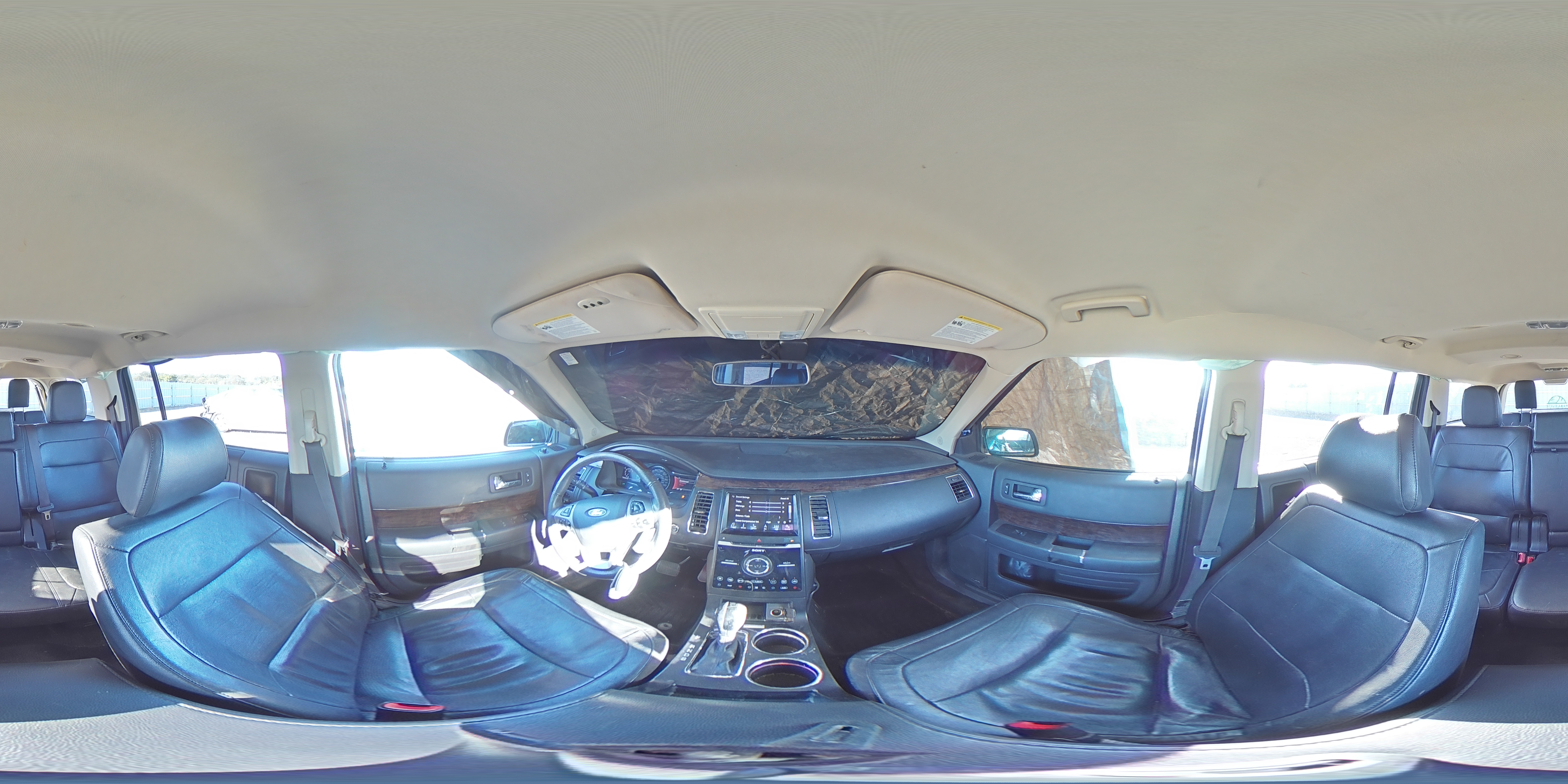 2017 Ford Flex Limited Серый vin: 2FMHK6D81HBA04922